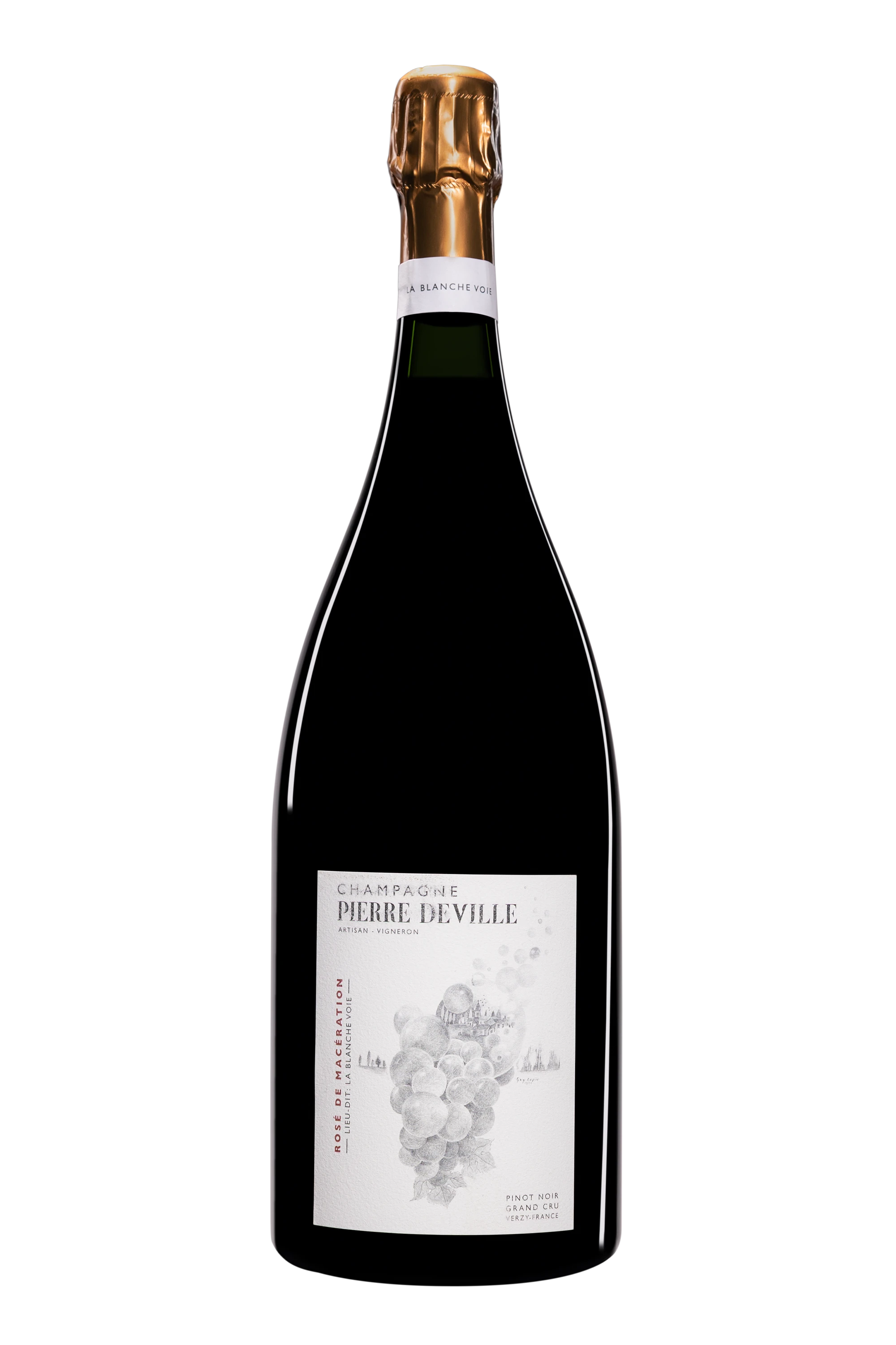 Domaine Pierre Deville - Champagne Extra-Brut Grand Cru "La Blanche Voie" Rosé Vendange 2021 Dégorgement 04 Feb. 2025 12°, 150cl