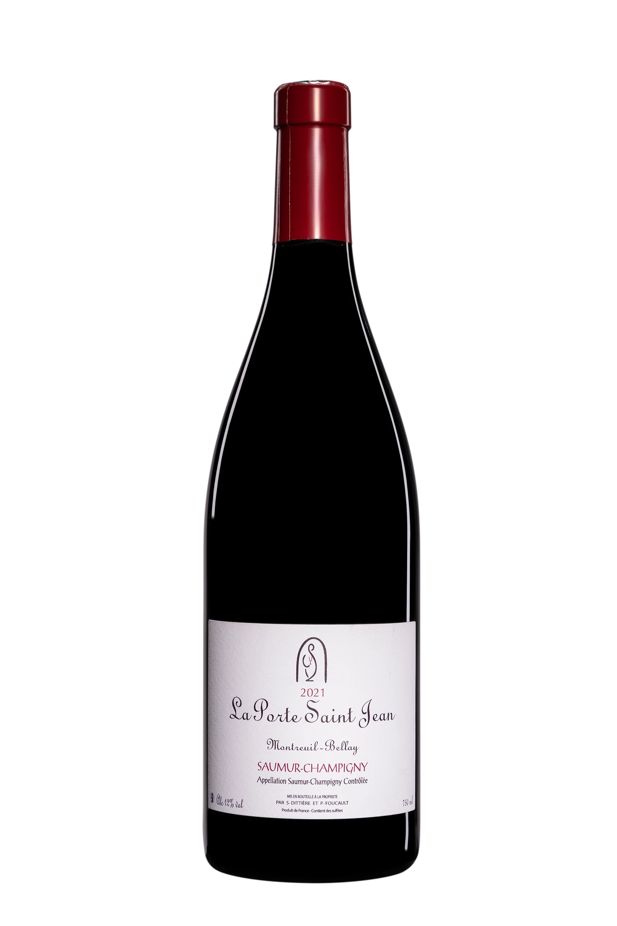 Domaine La Porte Saint Jean - Saumur-Champigny Rouge 2021, 75cl