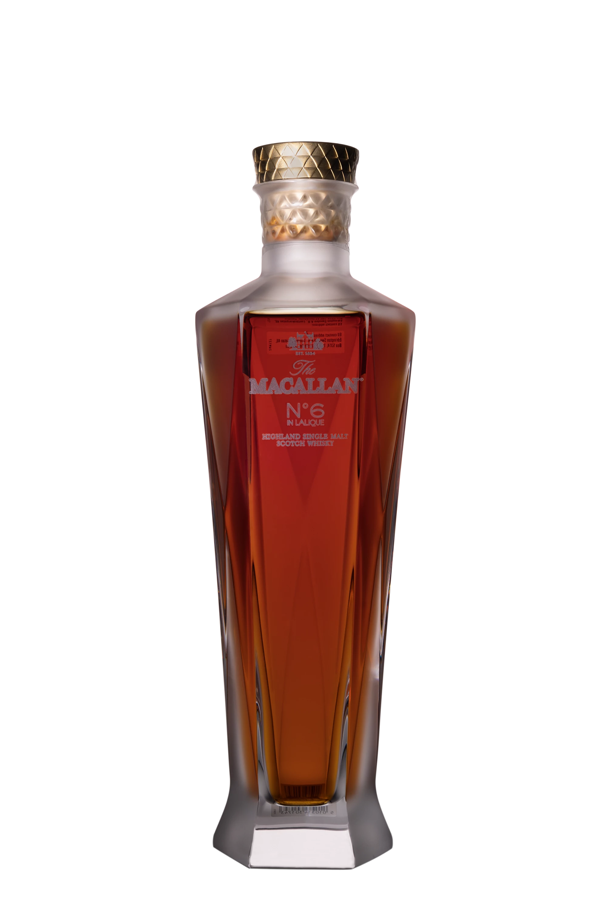 The Macallan - Single Malt Scotch Whisky "N°6 in Lalique" 43° Giftbox, 70cl