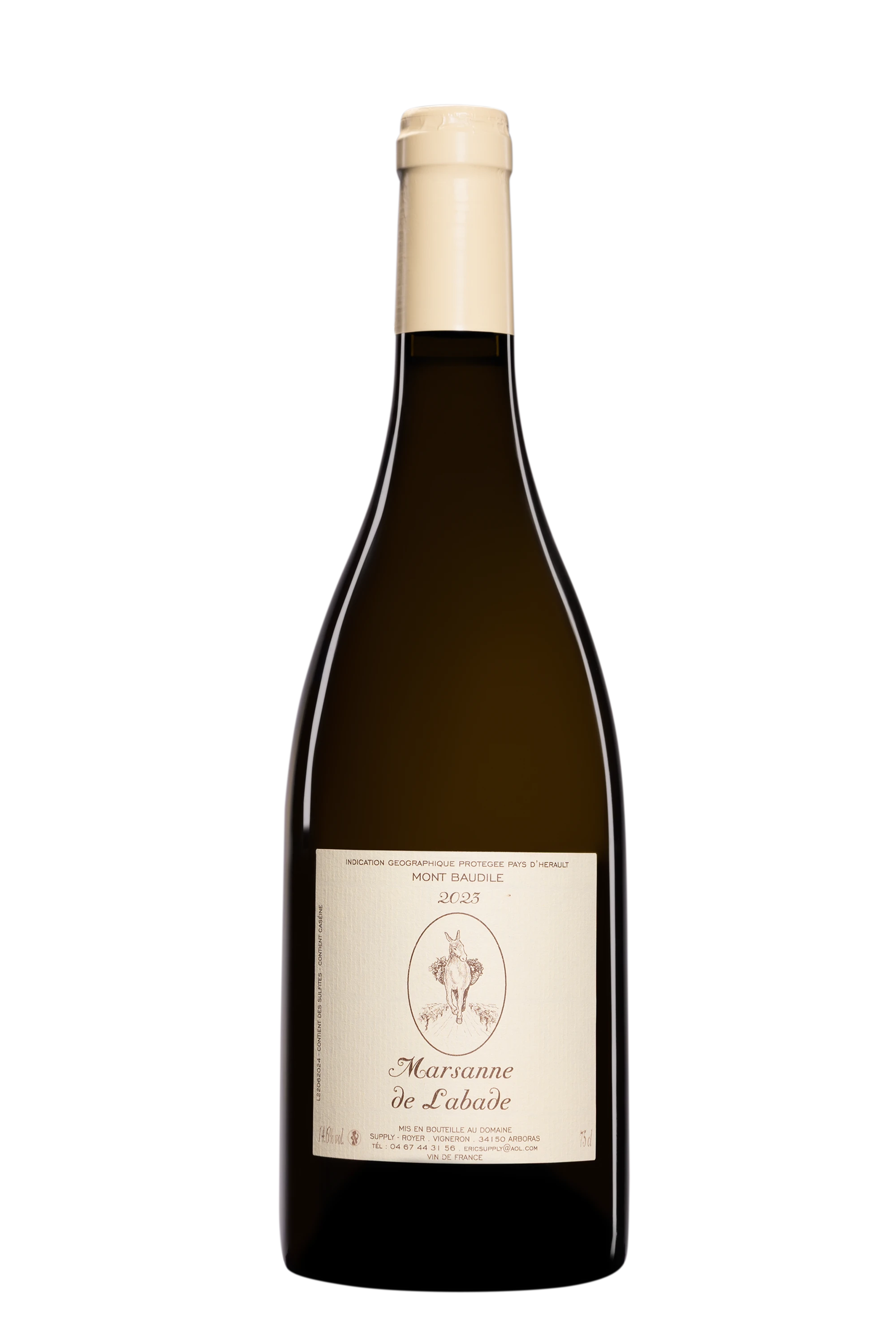 Domaine Supply-Royer - Vin de Pays d'Hérault Mont Baudile "Marsanne de Labade" Blanc 2023 14.6°, 75cl