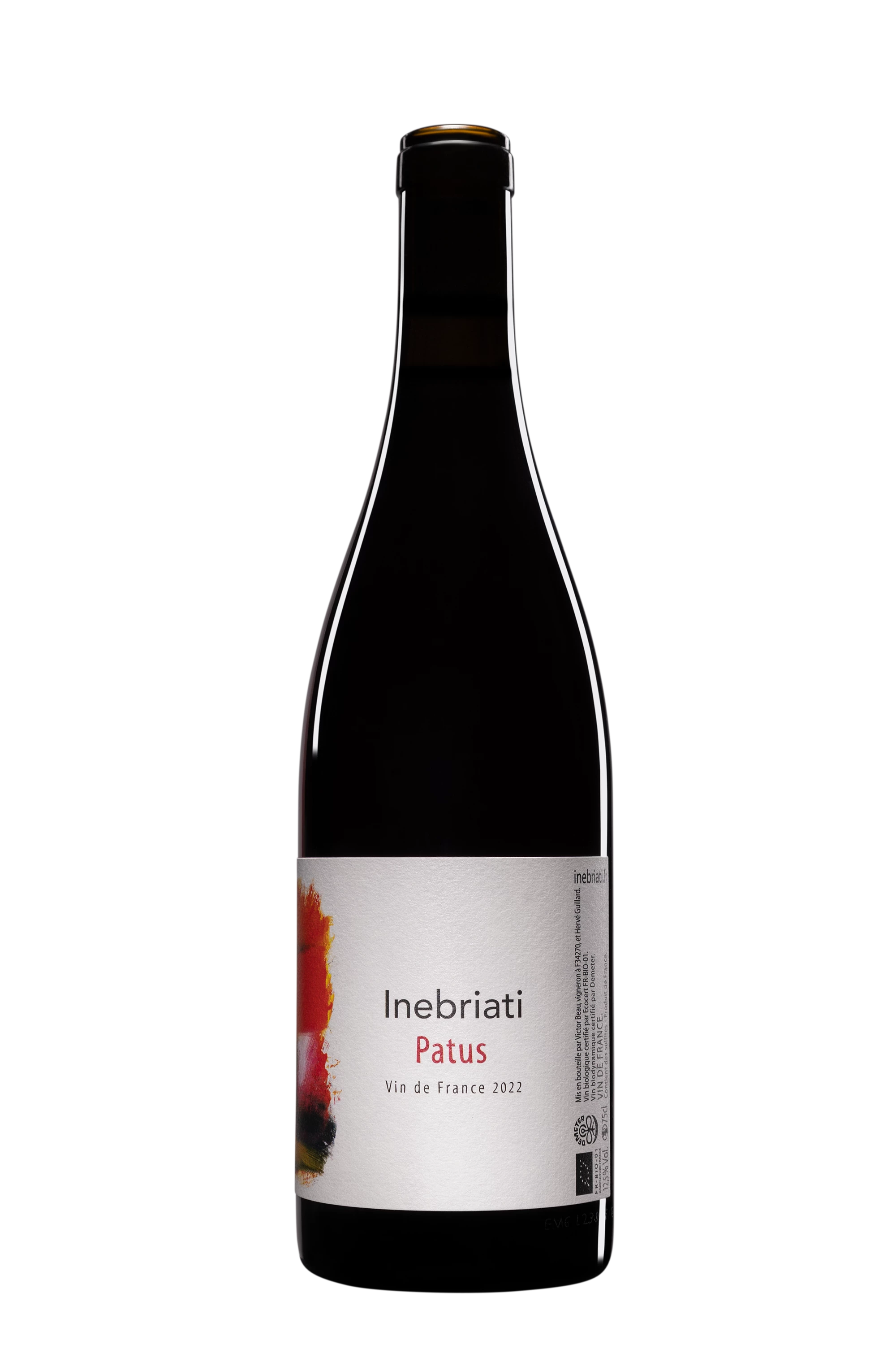 Domaine Inebriati - Vin de France "Patus" Rouge 2022 12.5°, 75cl