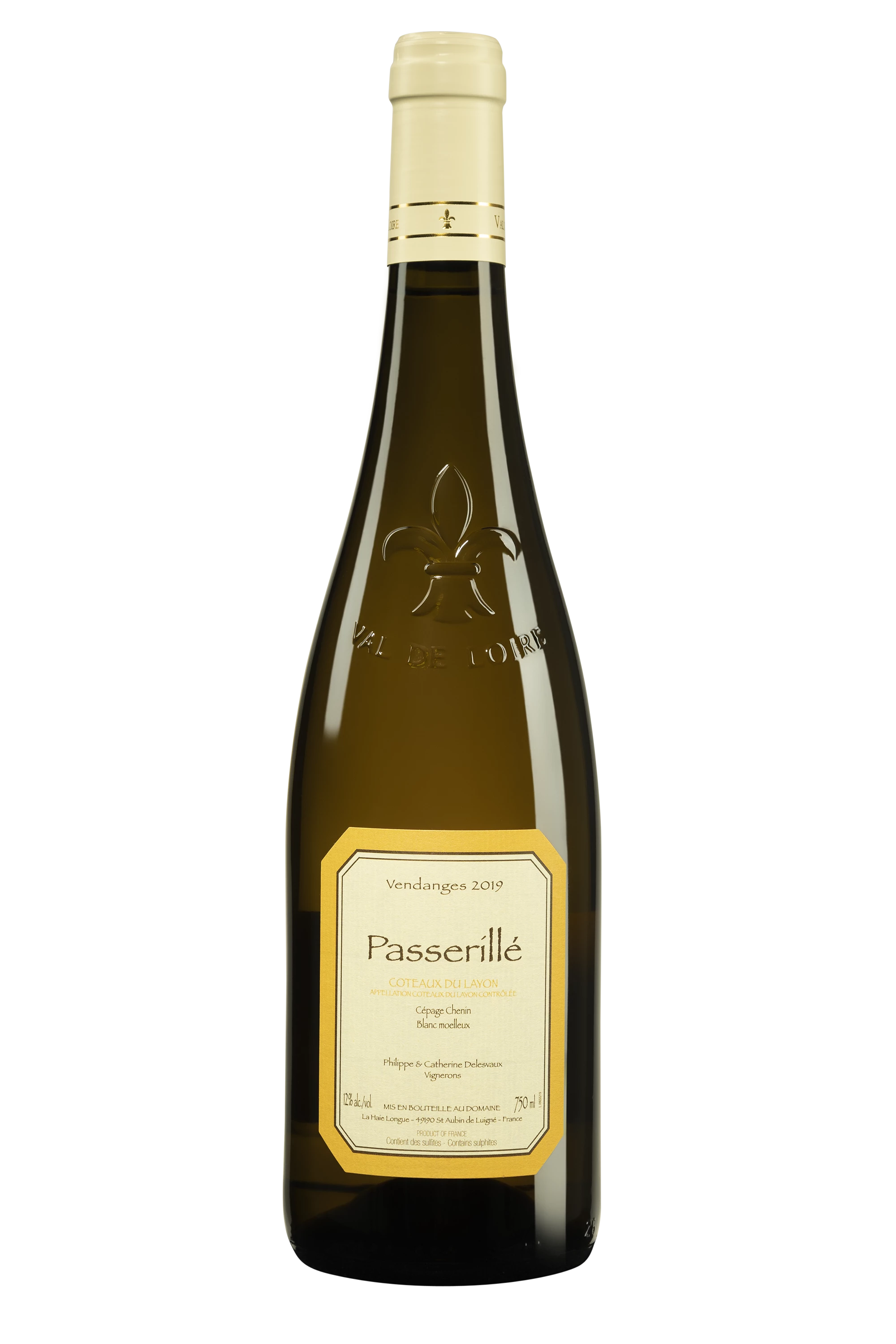Domaine Philippe Delesvaux - Coteaux du Layon Saint-Aubin-de-Luigné "Passerillé" Blanc 2019 12°, 75cl