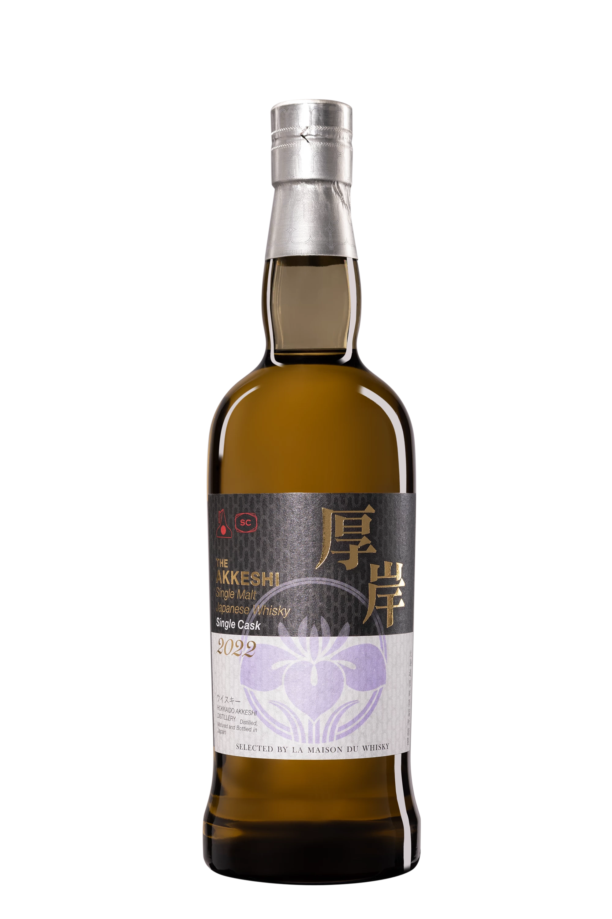 Akkeshi - Single Malt Japanese Whisky "Bourbon Peated Single Cask #1220" 58° Giftbox, 70cl