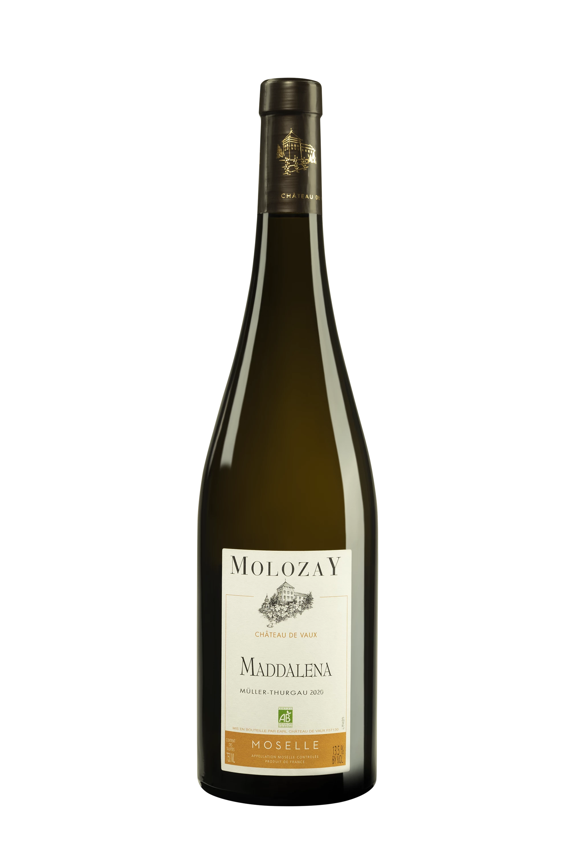 Château de Vaux - Moselle "Maddalena - Müller-Thurgau" Blanc 2020, 75cl