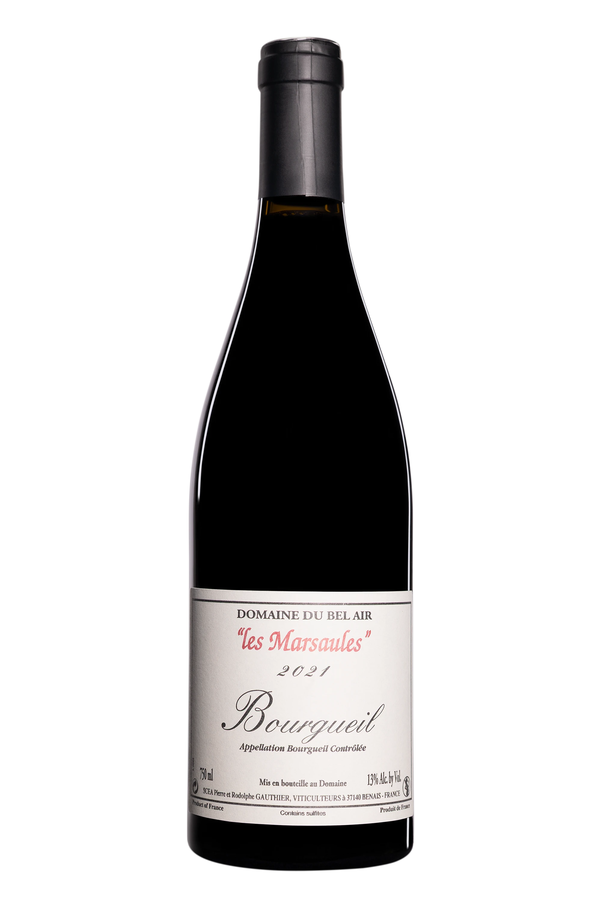 Domaine du Bel Air - Bourgueil "Les Marsaules" Rouge 2021, 75cl