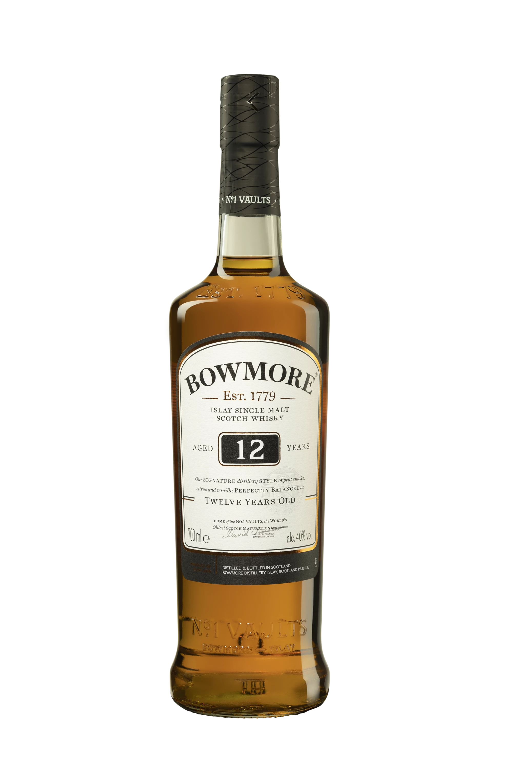 Bowmore - Single Malt Scotch Whisky "12 Ans" 40° Giftbox, 70cl