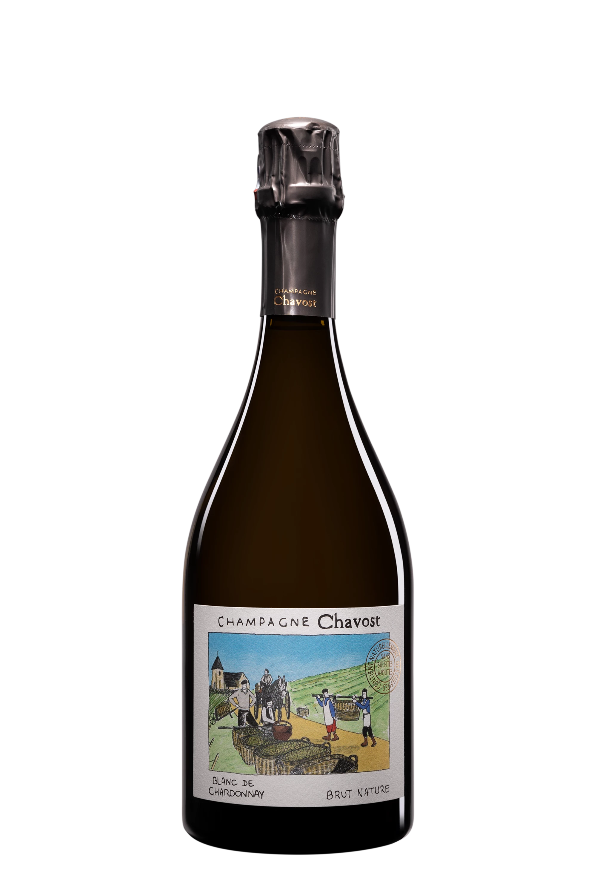 Domaine Chavost - Champagne Extra-Brut Blanc de Blancs "Blanc de Chardonnay" Blanc NV, 75cl