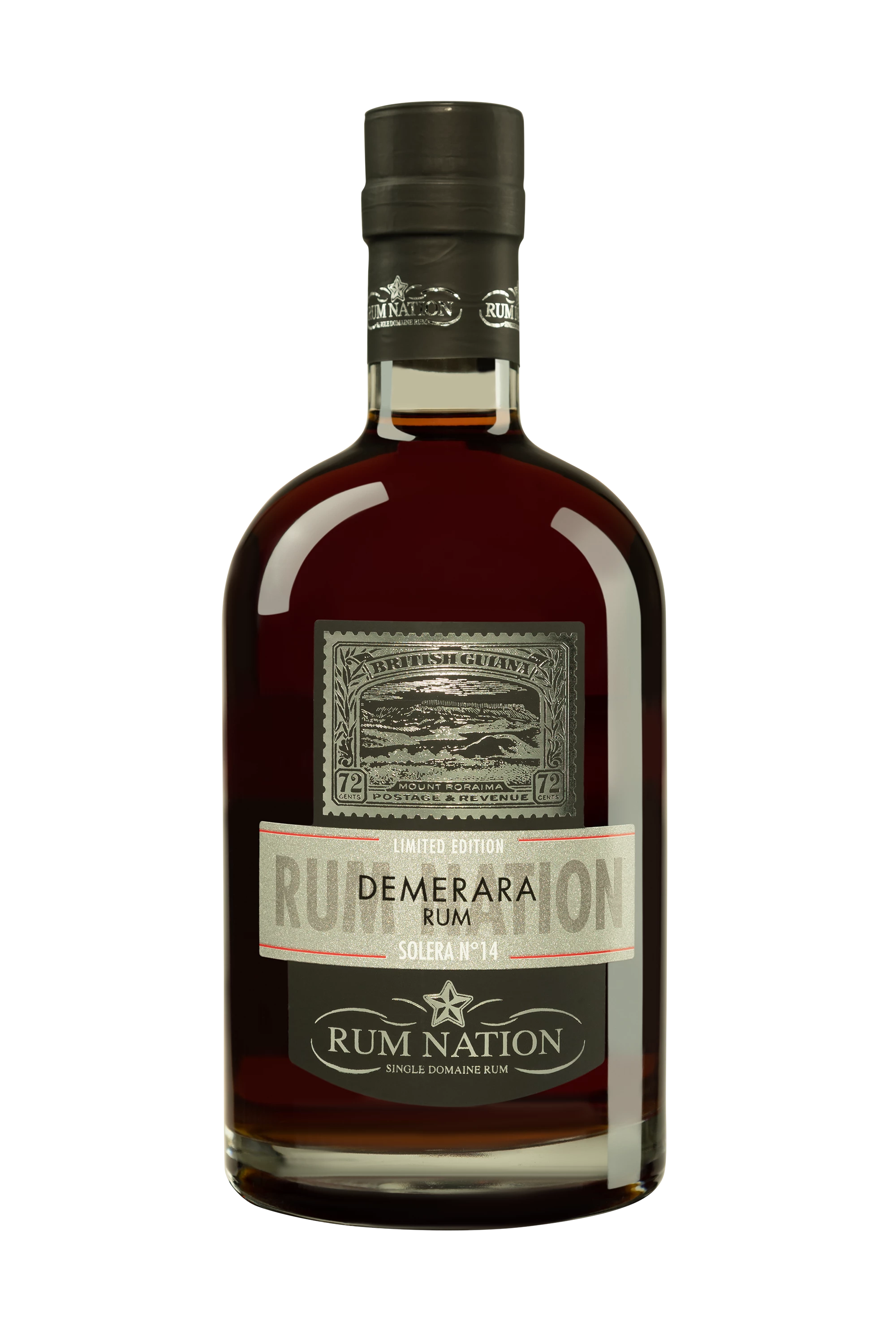 Rossi & Rossi - Molasses British Guyana Rhum "Rum Nation - Demerara Solera N°14" Brun 40° Giftbox, 70cl