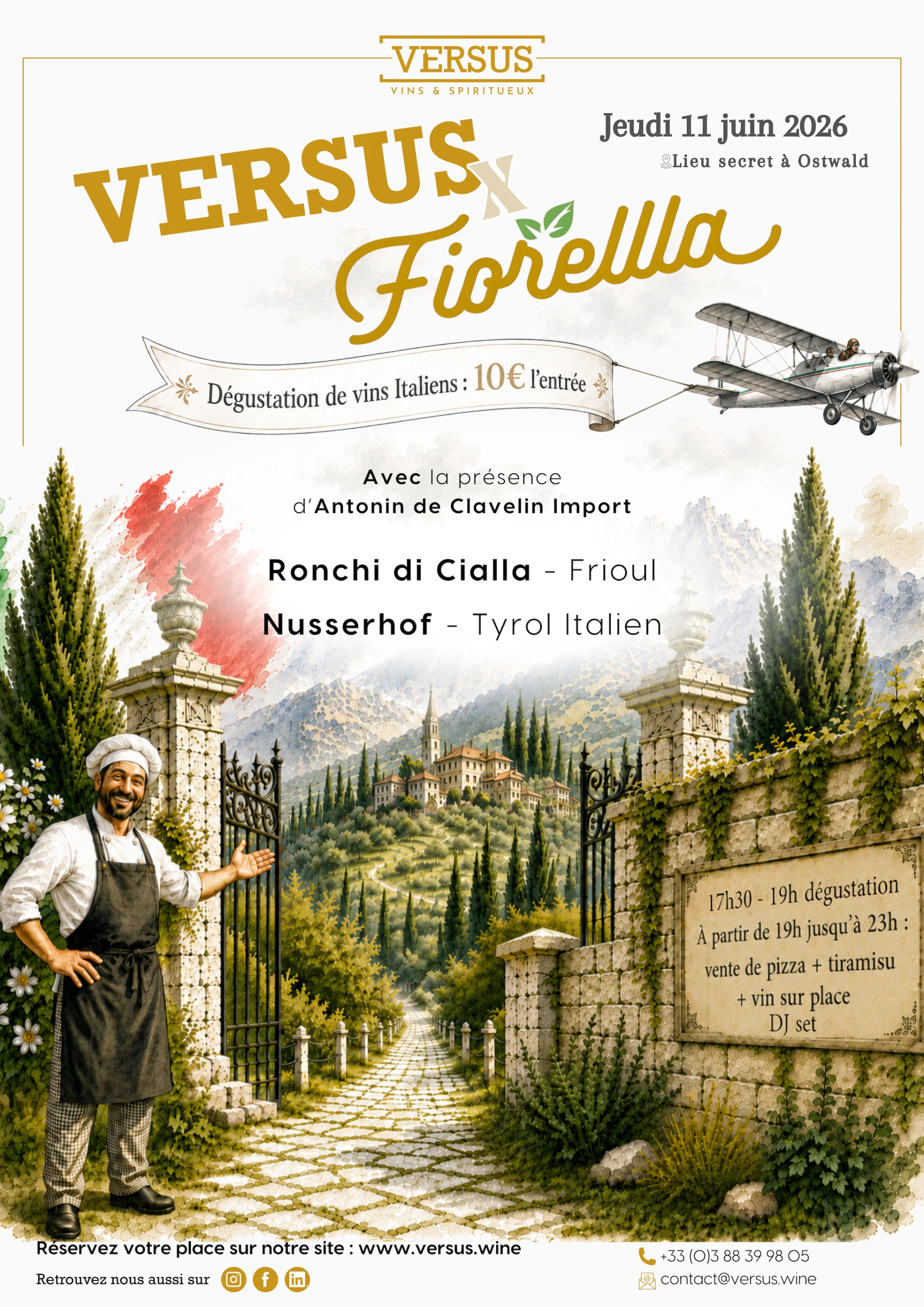 Soirée Italienne Fiorellla x VERSUS 11.06.2026