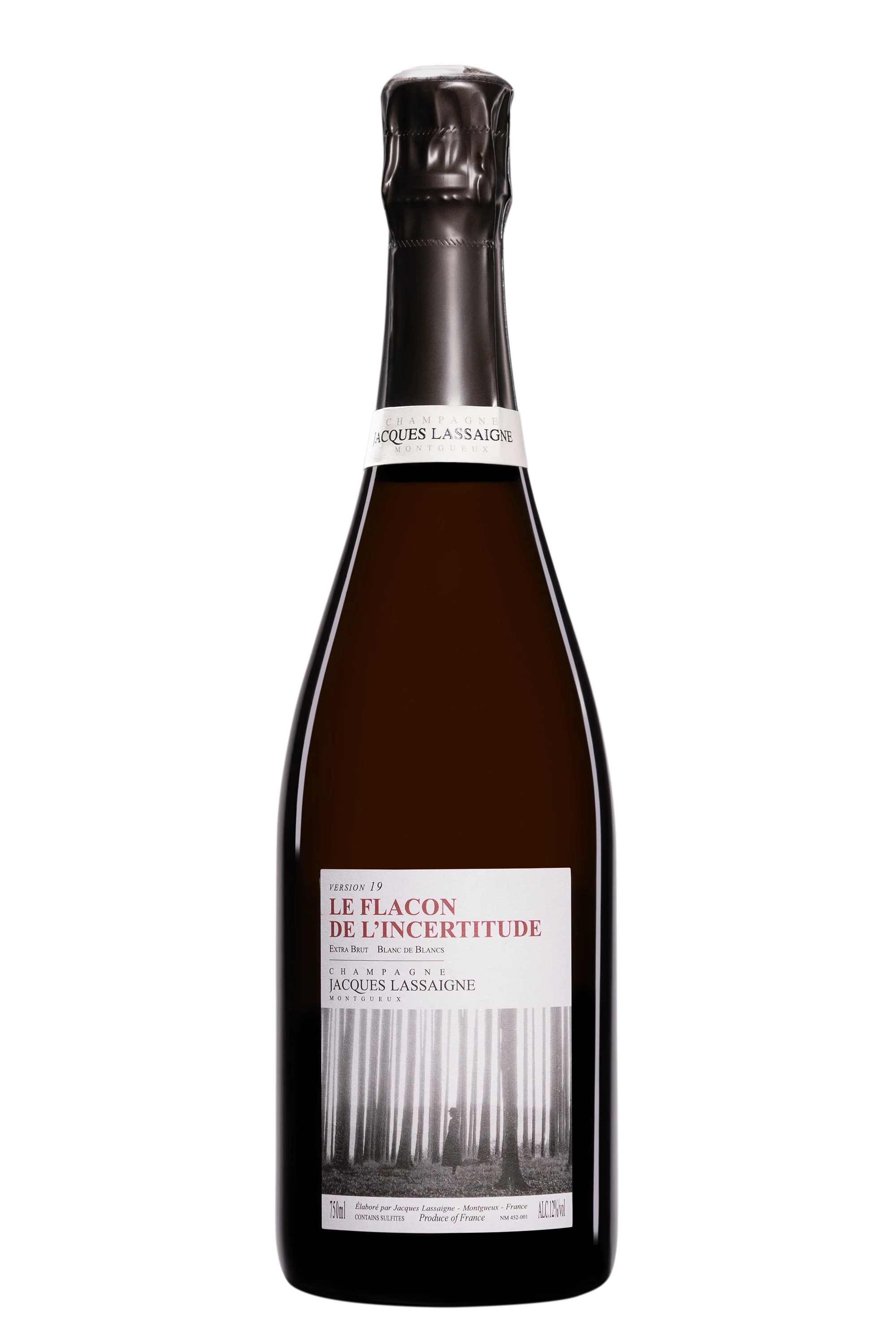 Domaine Jacques Lassaigne - Champagne Extra-Brut Blanc de Blancs "Le Flacon de L'Incertitude" Blanc NV 12°, 75cl