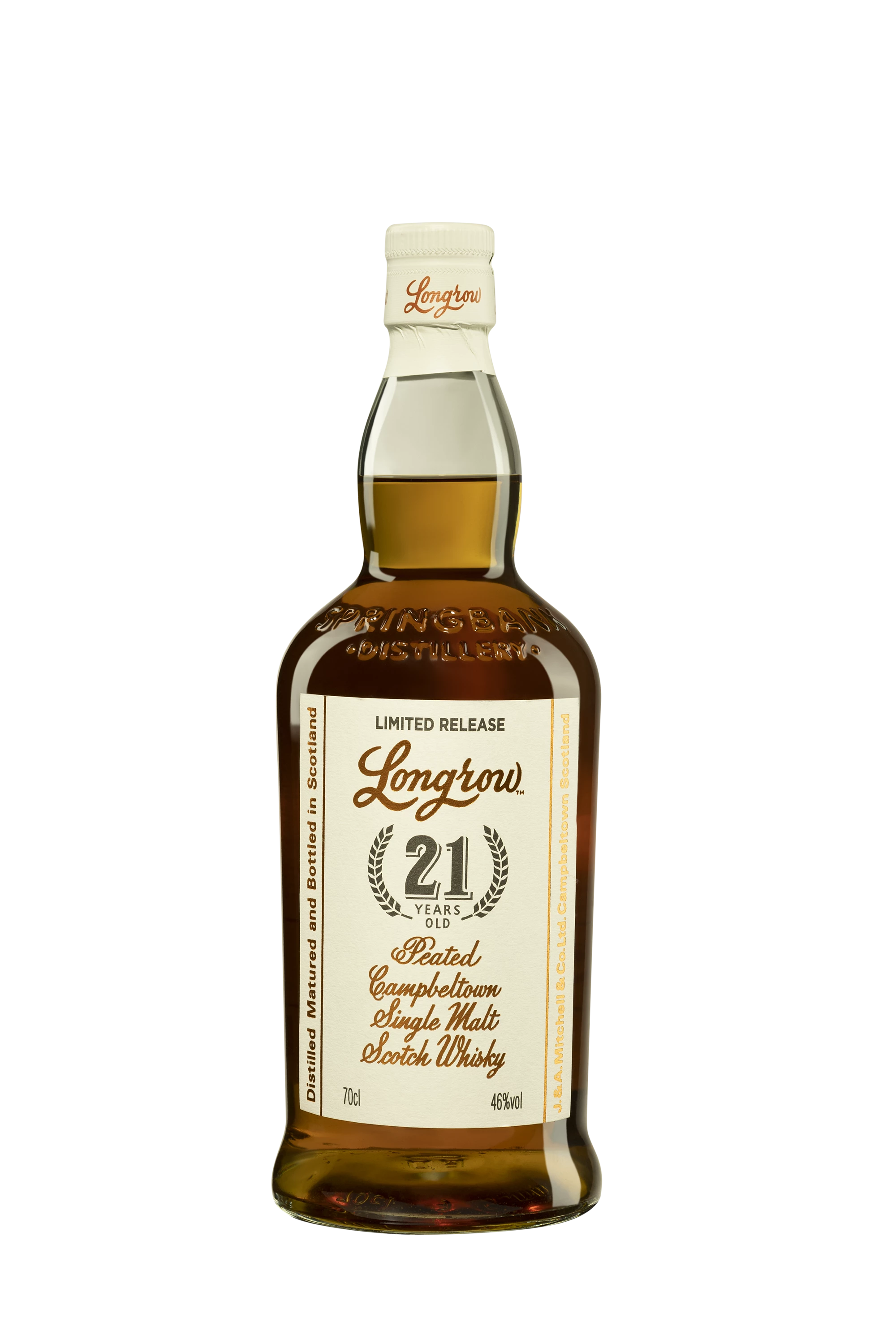Springbank - Single Malt Scotch Whisky "21 Ans Longrow - Release 2019" 46° Giftbox, 70cl