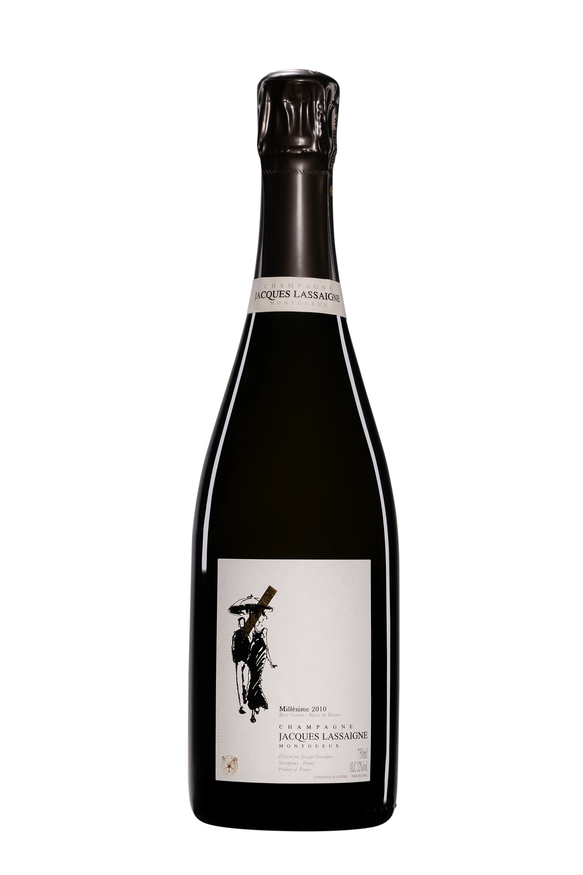 Domaine Jacques Lassaigne - Champagne Brut Nature Blanc de Blancs Millésimé "Millesimé" Blanc 2010 12°, 75cl