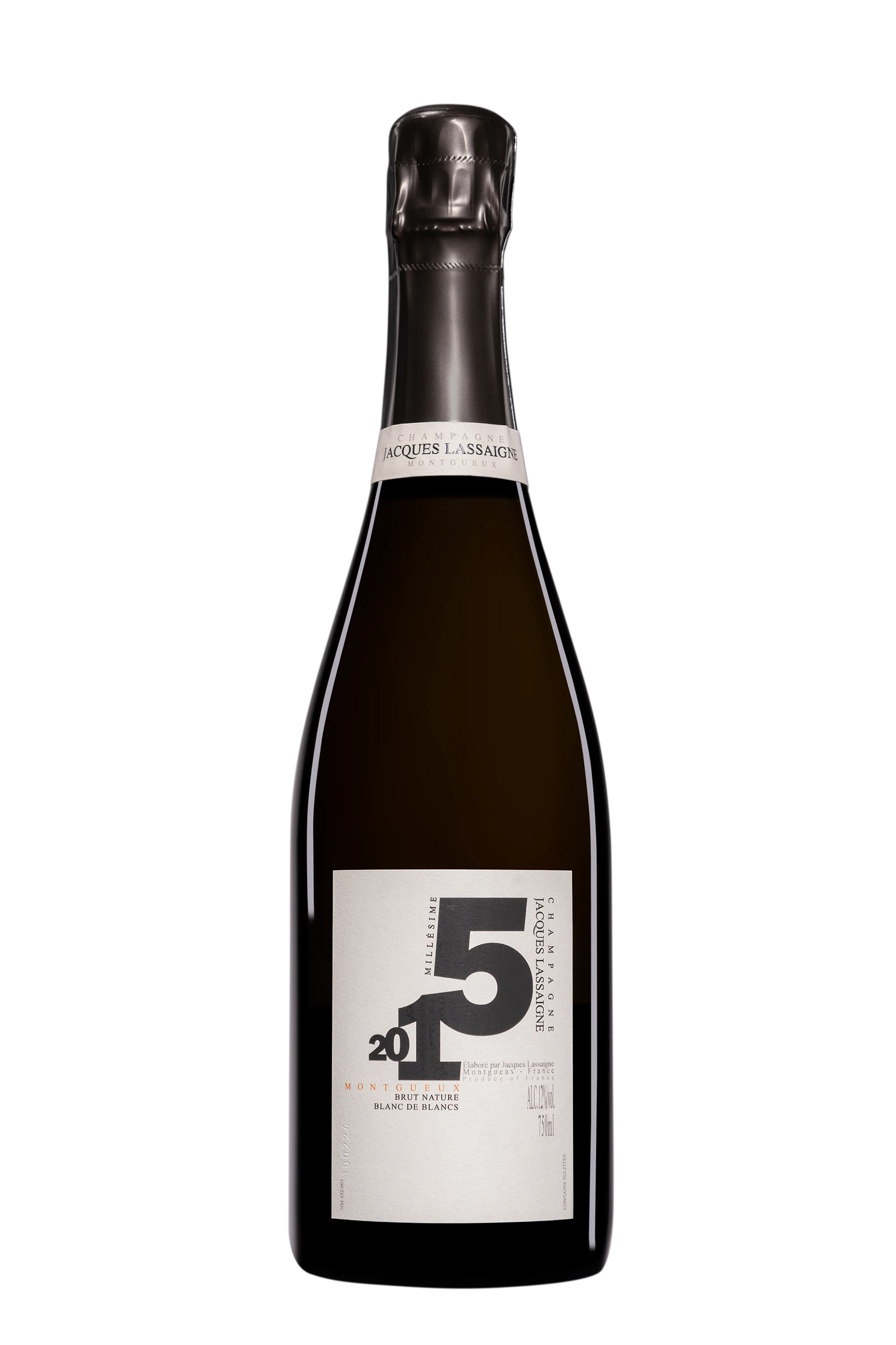 Domaine Jacques Lassaigne - Champagne Brut Nature Blanc de Blancs Millésimé "Millesimé" Blanc 2015 12°, 75cl
