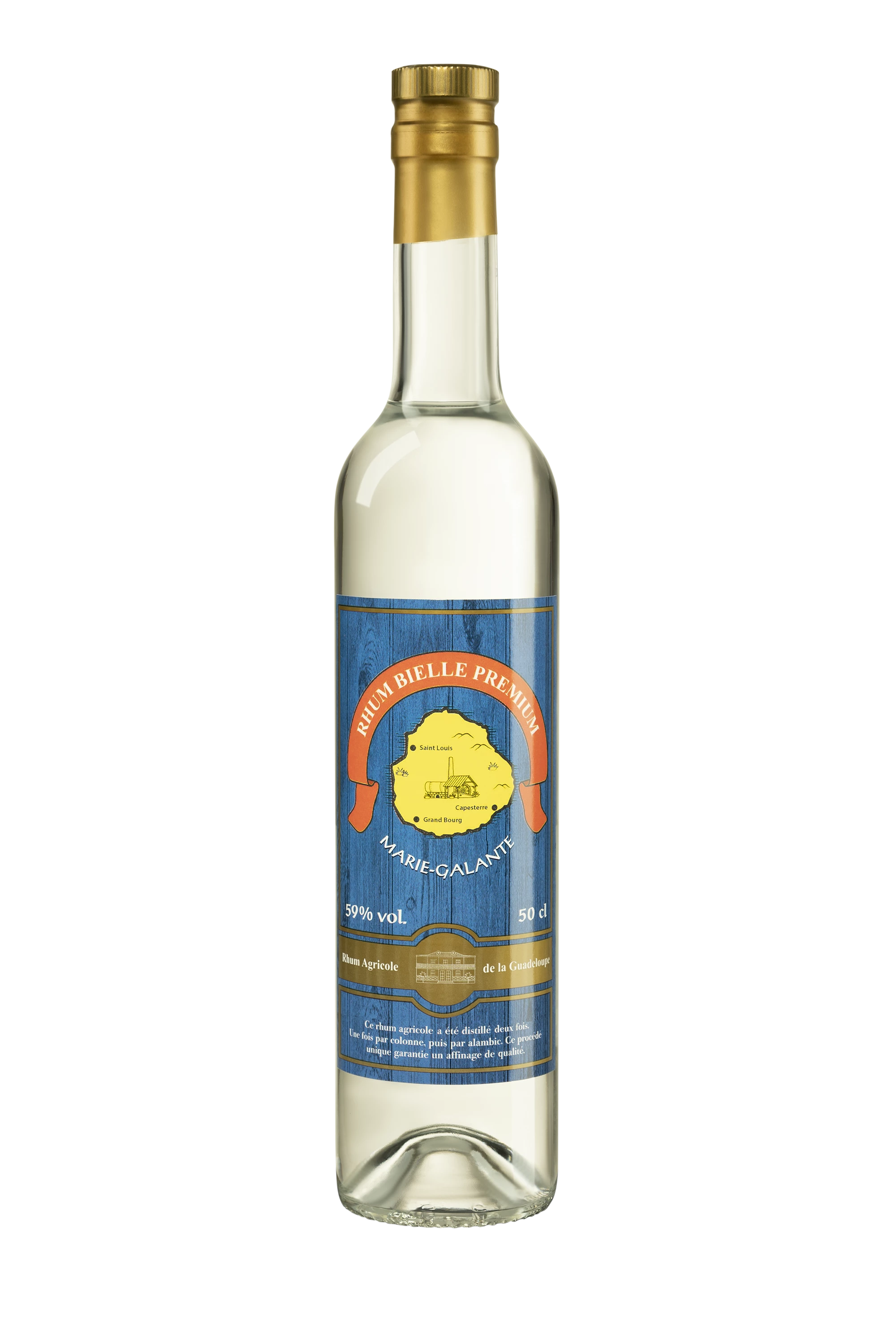 Bielle - Rhum Agricole de Guadeloupe "Premium" Blanc 59°, 50cl