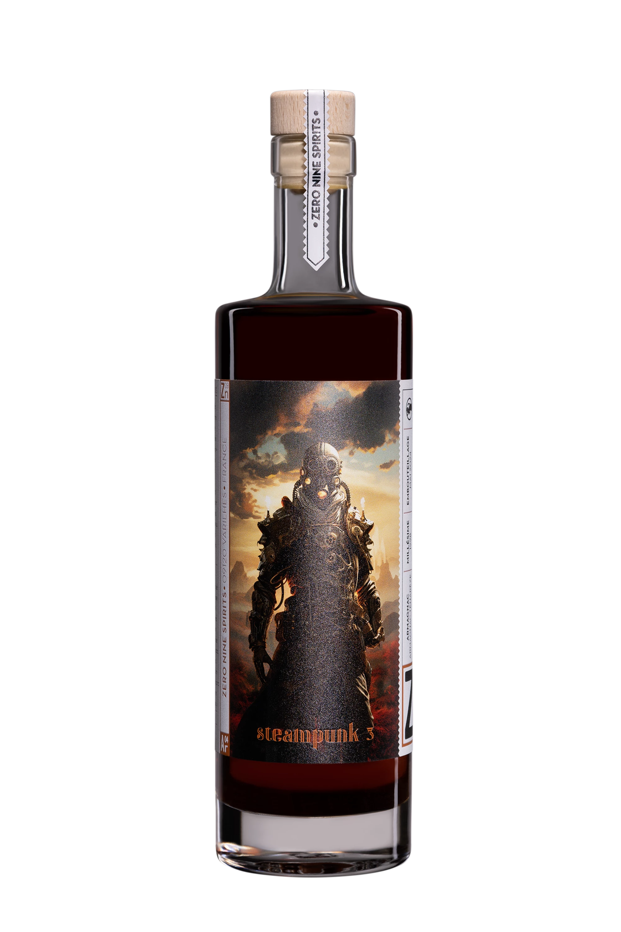 Zero Nine Spirits - Armagnac-Ténazères "26 Ans - Série Steampunk" 1998 56.5°, 50cl