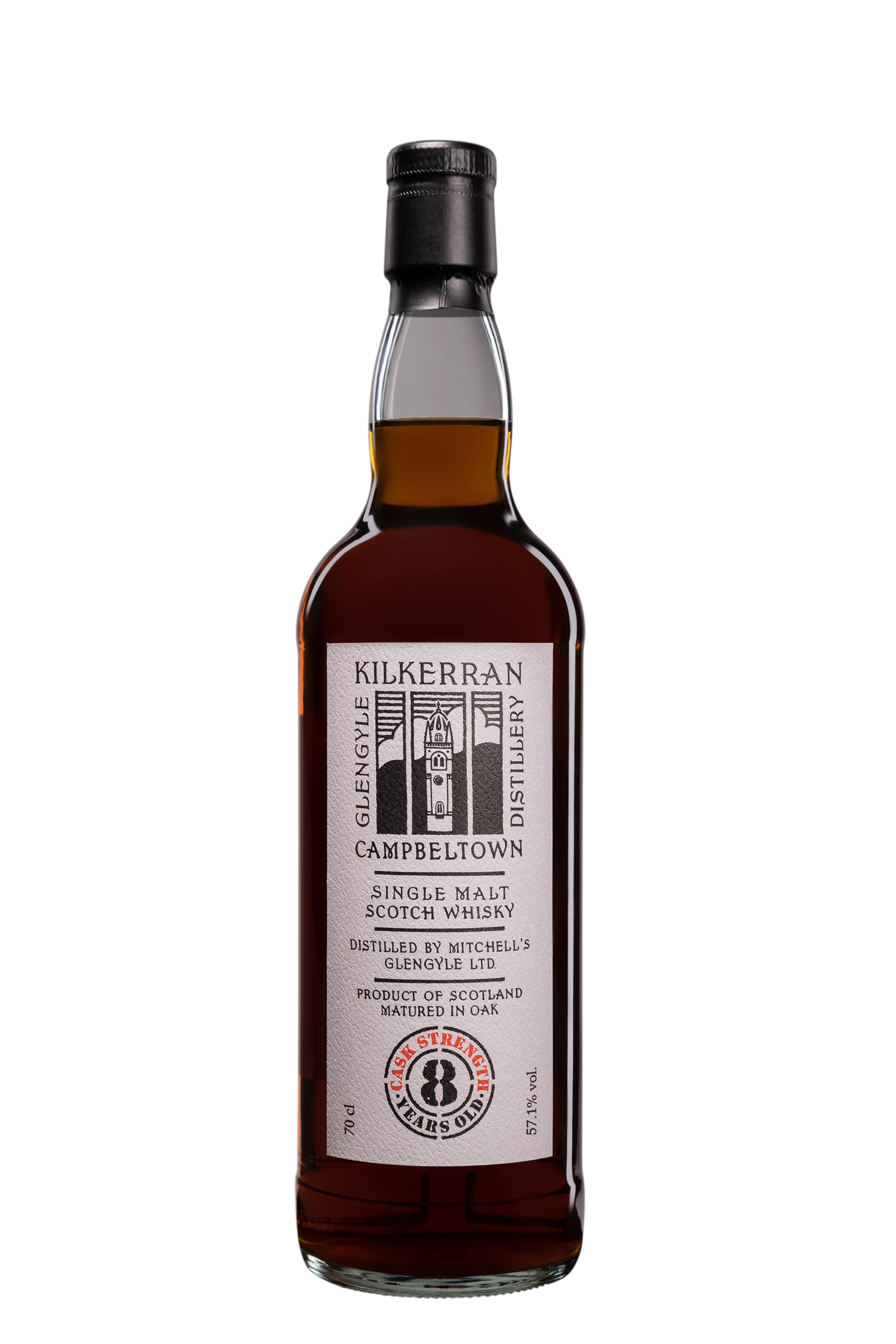 Kilkerran - Single Malt Scotch Whisky "8 Ans - Brut de Fût" 57.1° Giftbox, 70cl