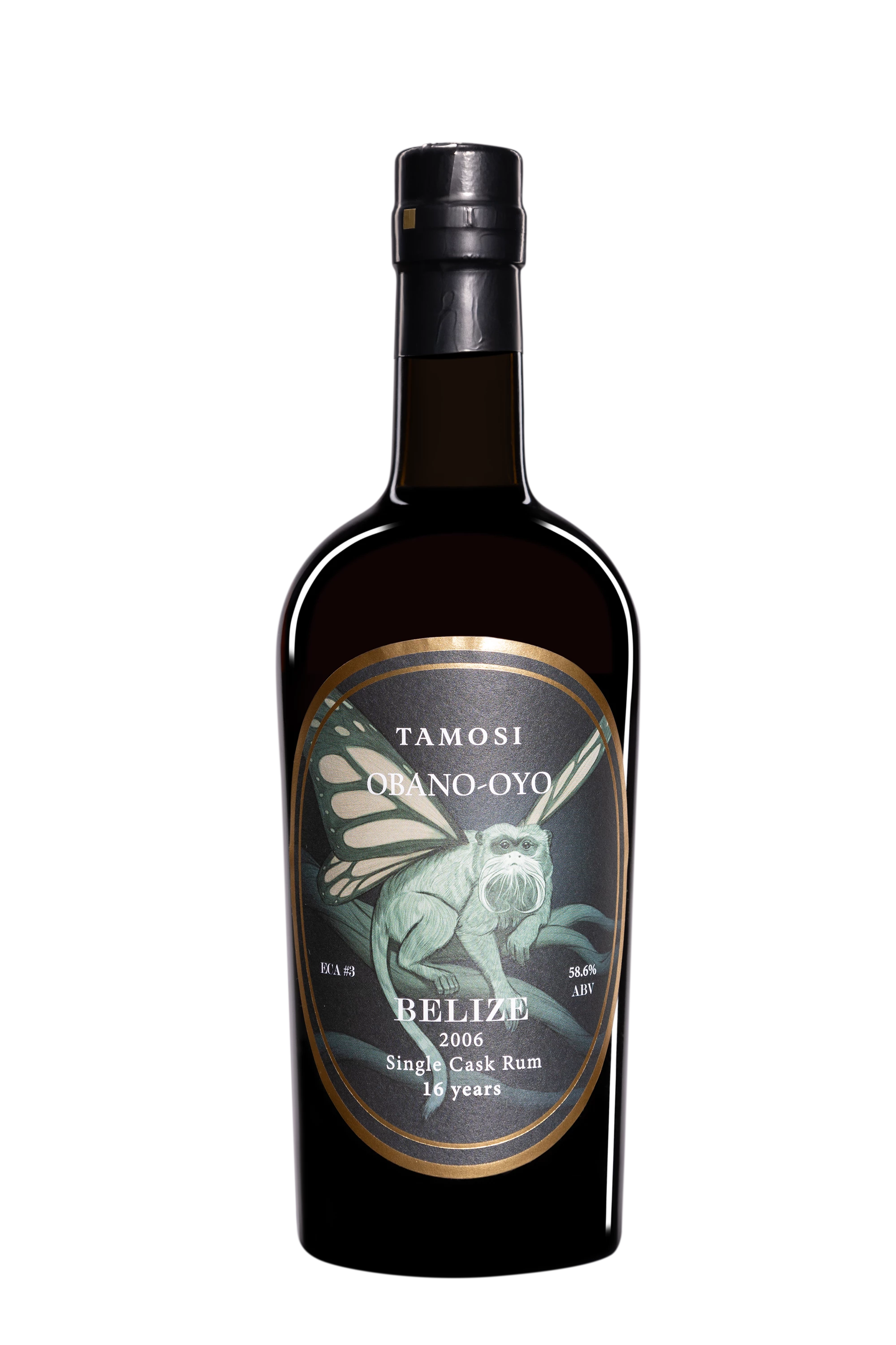 Tamosi - Molasses Belizean Rhum "16 Ans - Belize - Obano-Oyo" 2006 58.6°, 70cl