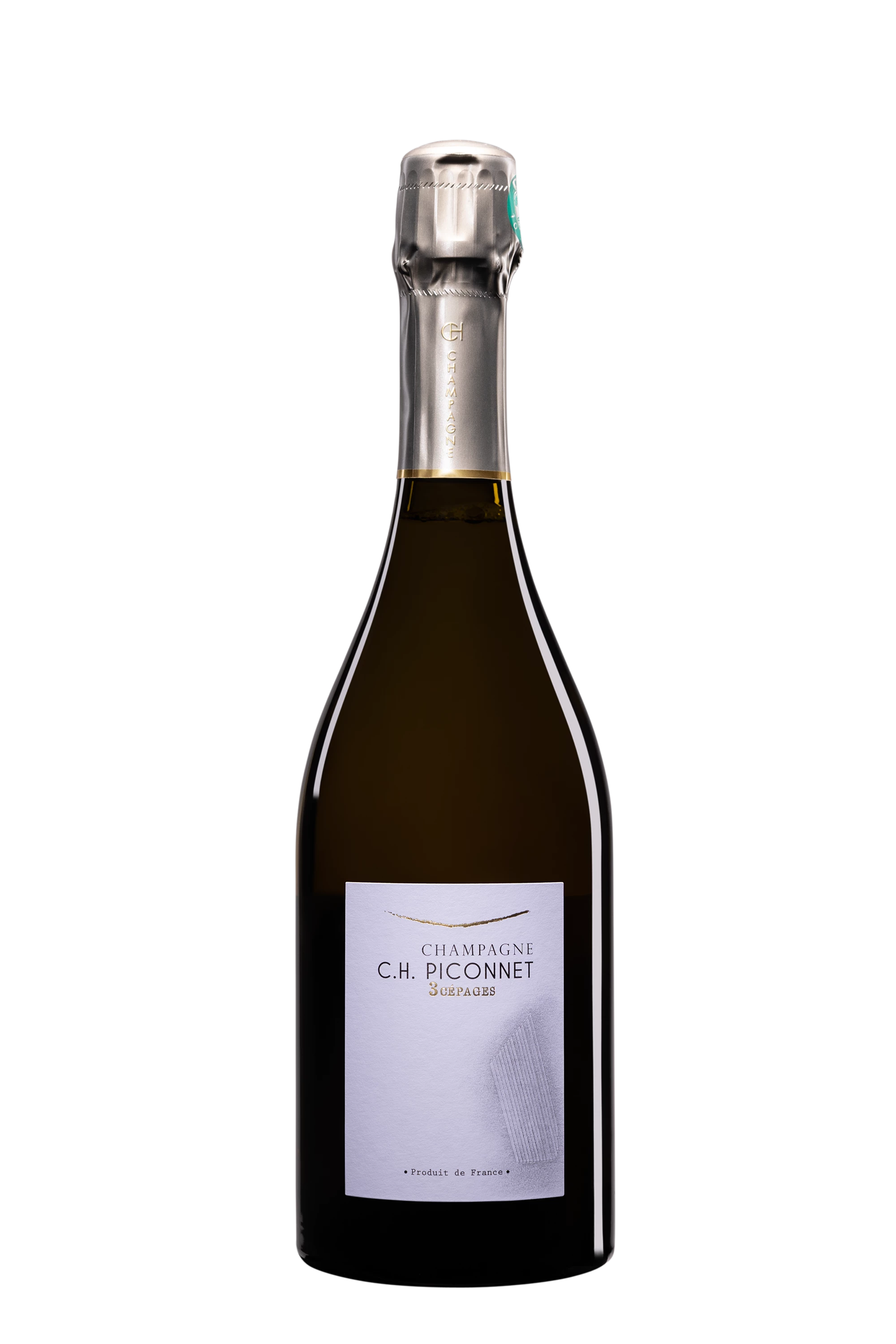 Domaine C.H. Piconnet - Champagne Brut Nature "3 Cépages - Vendange 2019" Blanc NV, 75cl