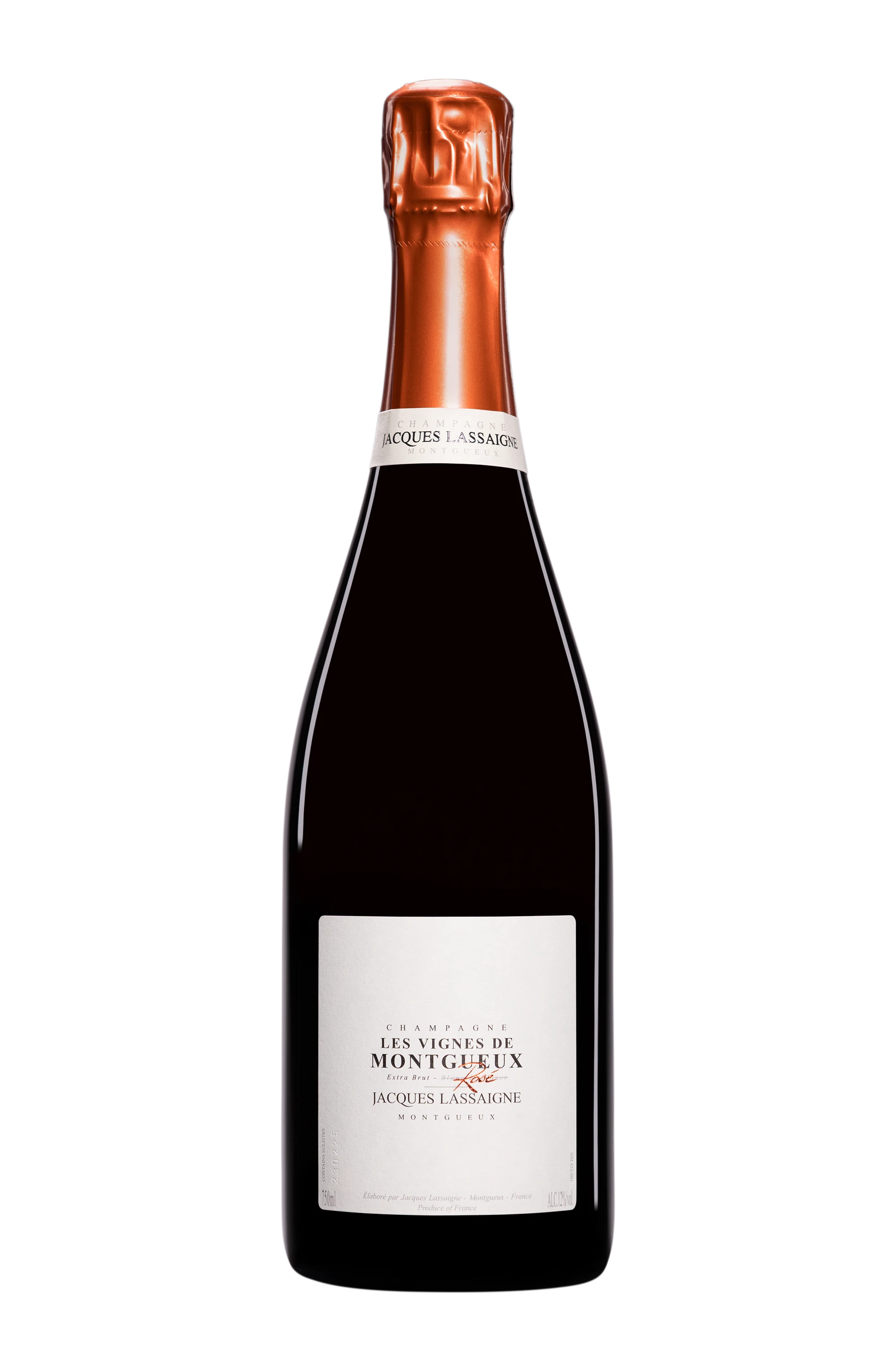 Domaine Jacques Lassaigne - Champagne Extra-Brut "Les Vignes de Montgueux" Rosé NV 12°, 75cl