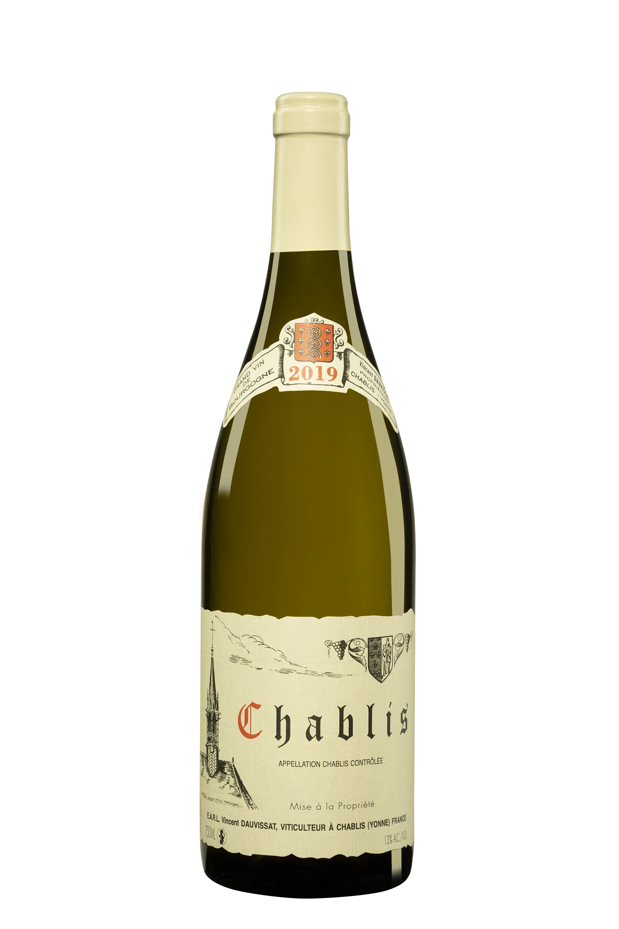 Domaine Vincent Dauvissat - Chablis "Villages" Blanc 2019, 75cl