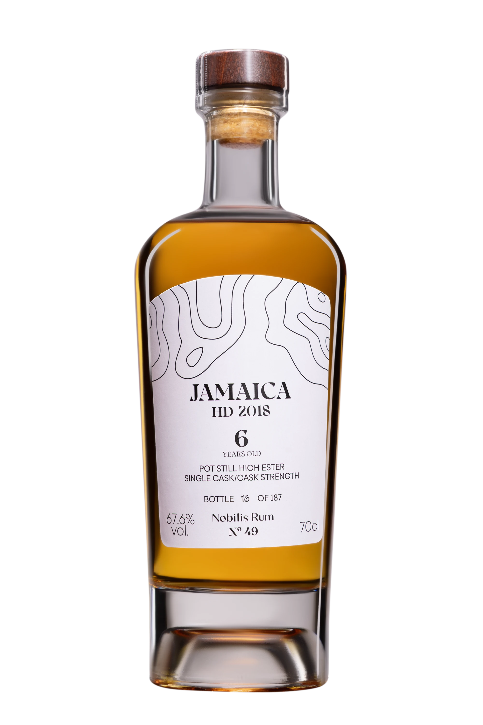 Nobilis Rum - Molasses Jamaican Rhum "6 Ans Hampden - Single Cask - C<>H - N°49" Brun 2018 67.7° Giftbox, 70cl