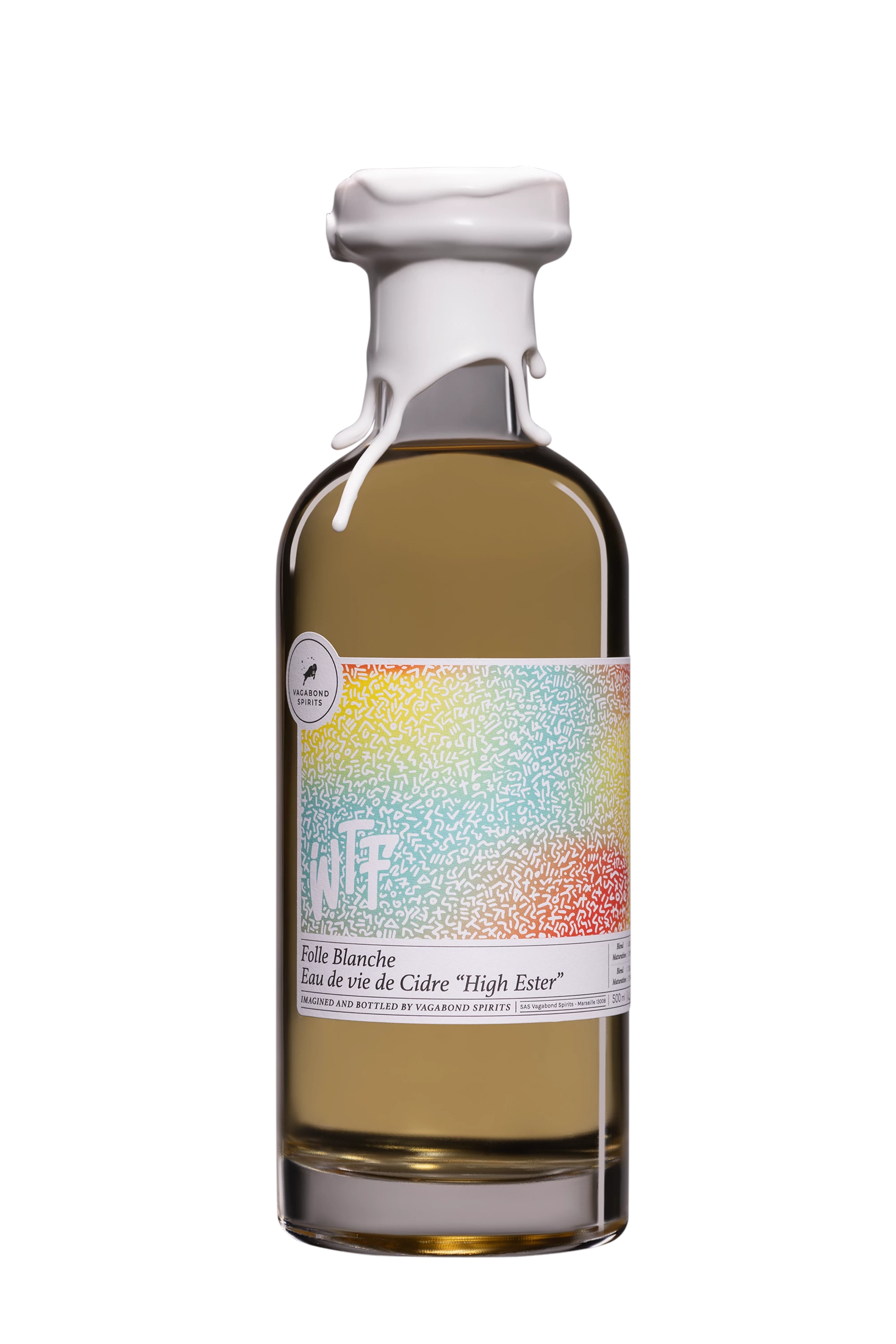 Vagabond Spirits - Blanche Armagnac et Eau de Vie de Cidre "WTF - Folle Blanche & Eau de Vie de Cidre High Ester" Blanc 49° Giftbox, 50cl