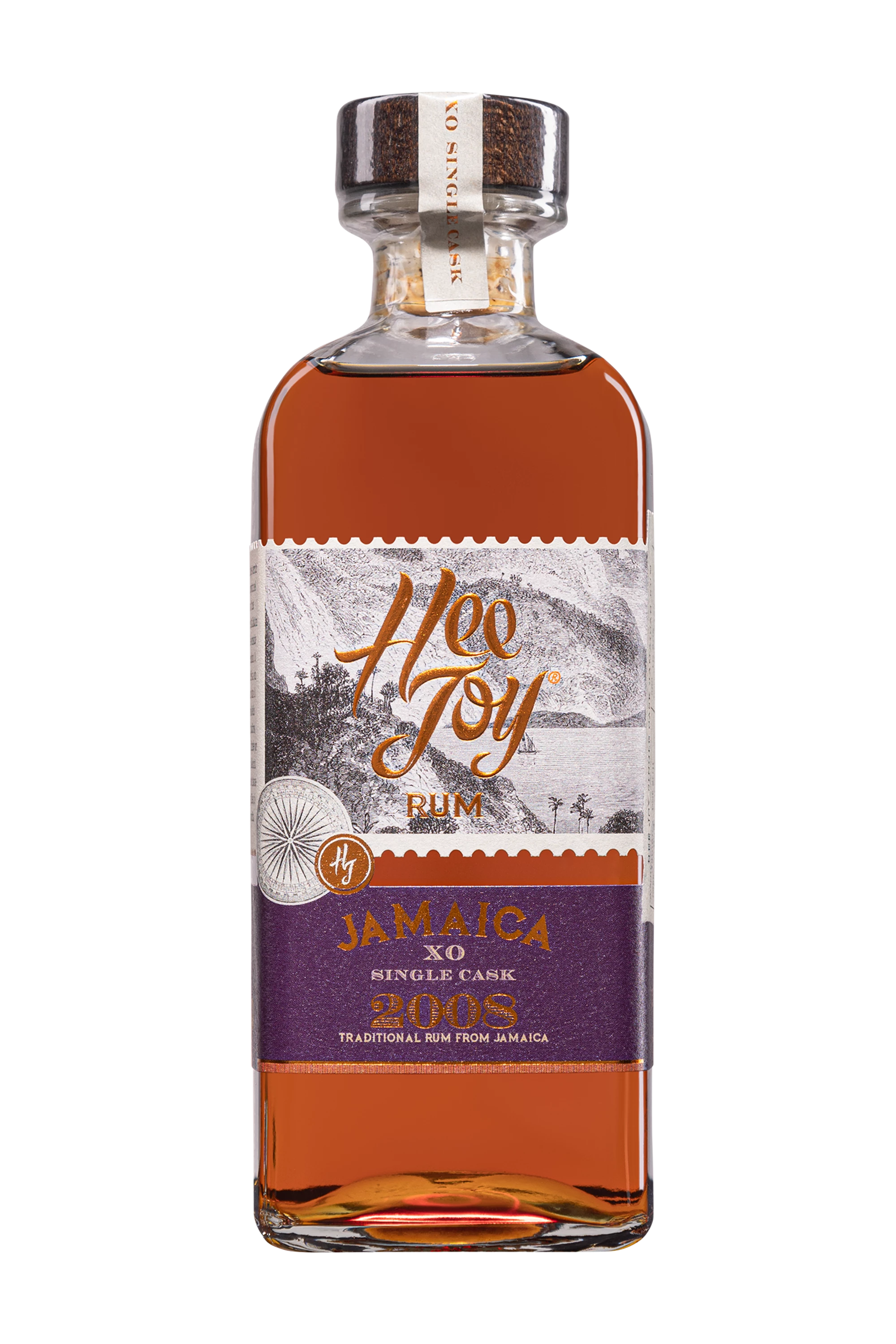 Hee Joy - Molasses Jamaican Rhum "XO - Single Cask" Brun 2008 45°, 50cl
