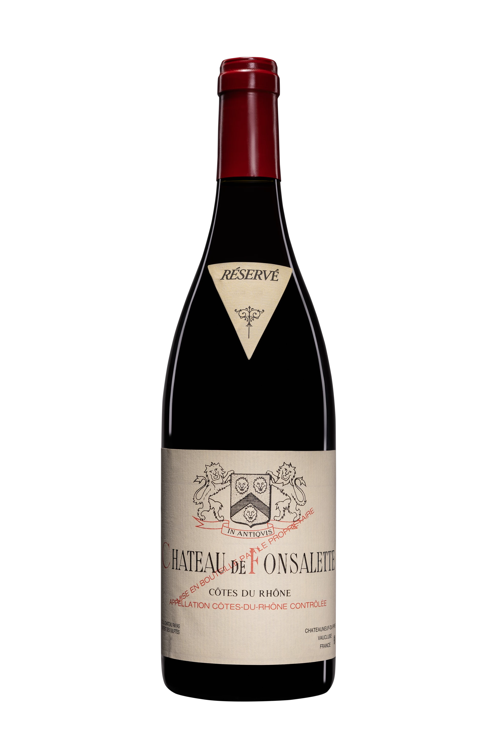 Château de Fonsalette - Côtes du Rhône Rouge 2014 15°, 75cl