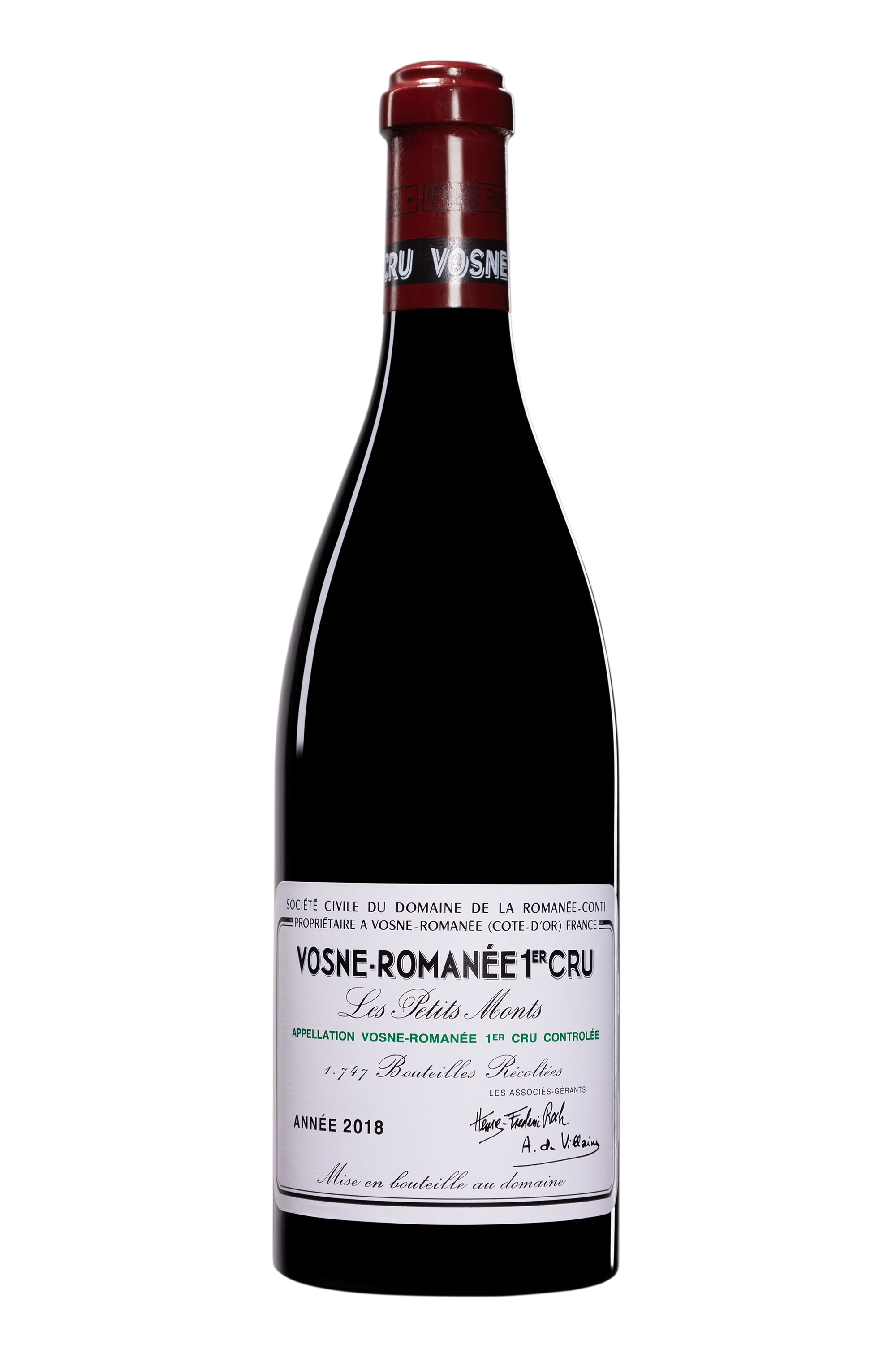 Domaine de la Romanée Conti - Vosne-Romanée 1er Cru "Les Petits Monts" Rouge 2018, 75cl