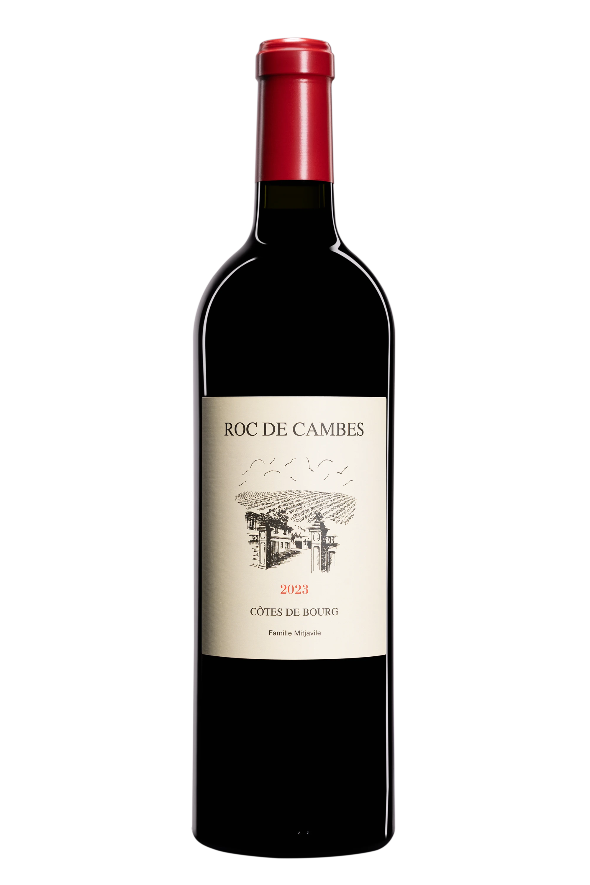 Château Roc de Cambes - Côtes de Bourg Rouge 2023 14.5°, 75cl