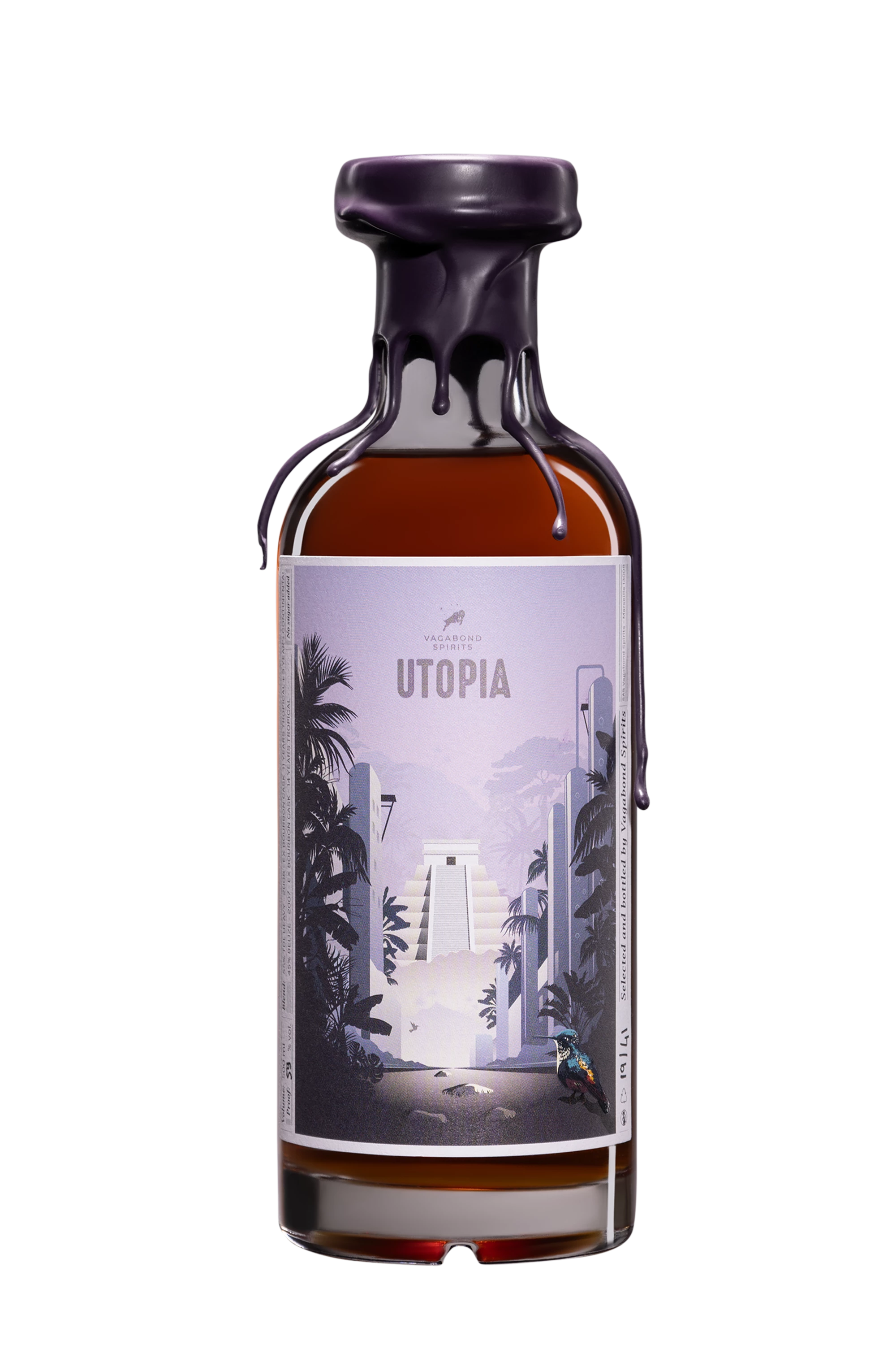Vagabond Spirits - Molasses Rhum "Utopia Rhum - Series #1" Brun 59° Giftbox, 50cl