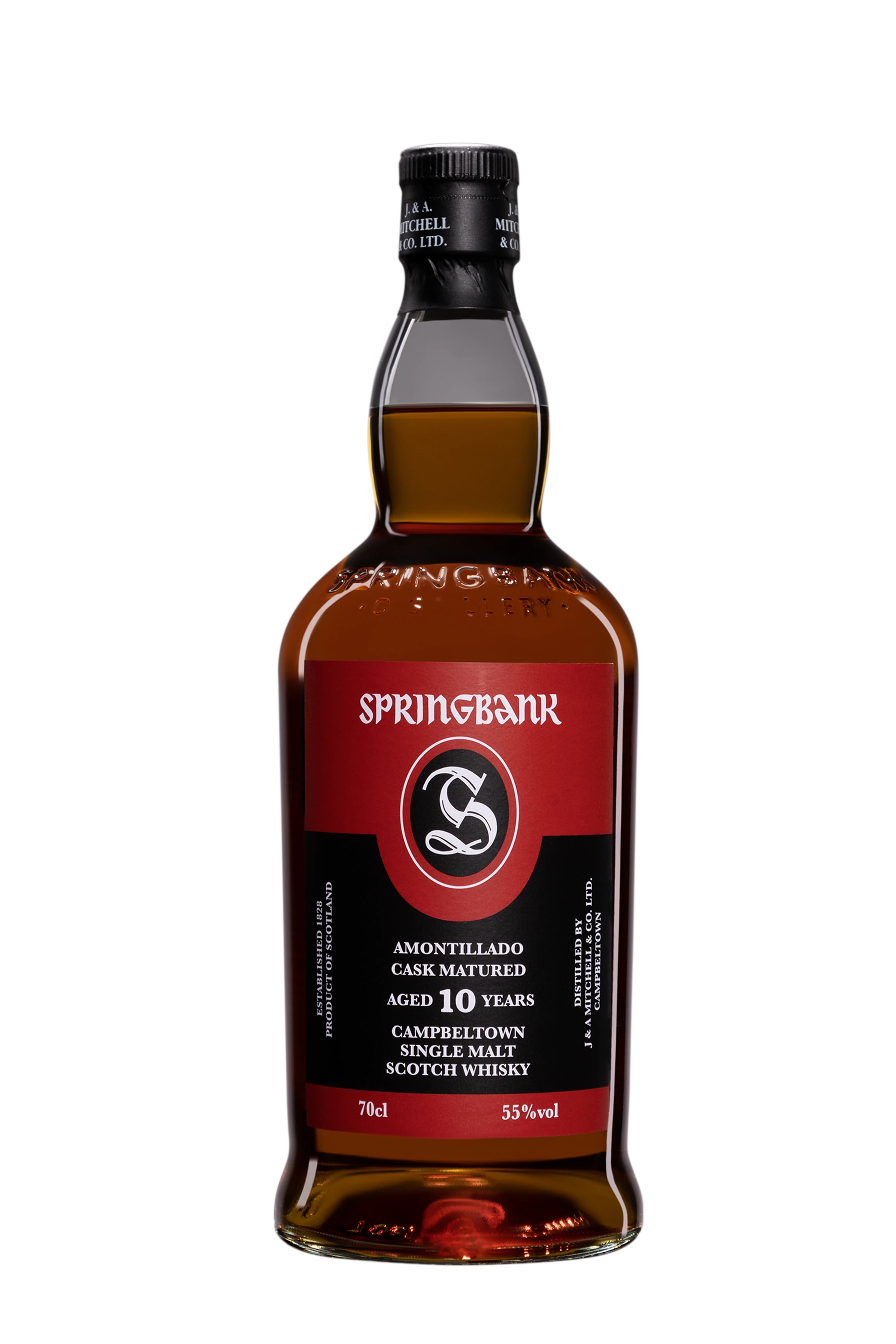 Springbank - Single Malt Scotch Whisky "10 Ans - Amontillado" 55°, 70cl