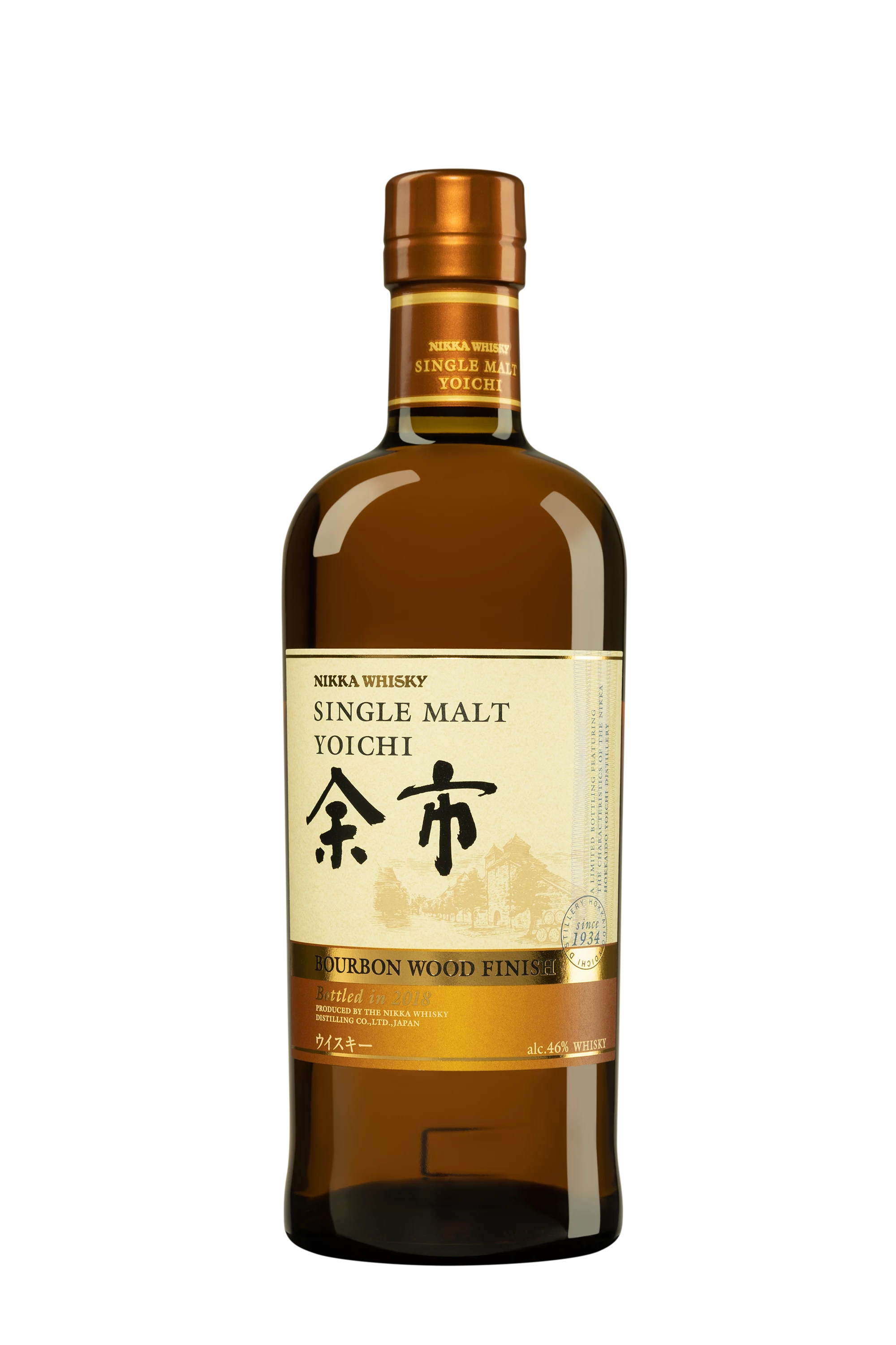 Yoichi - Single Malt Japanese Whisky "Bourbon Wood Finish" 46° Giftbox, 70cl
