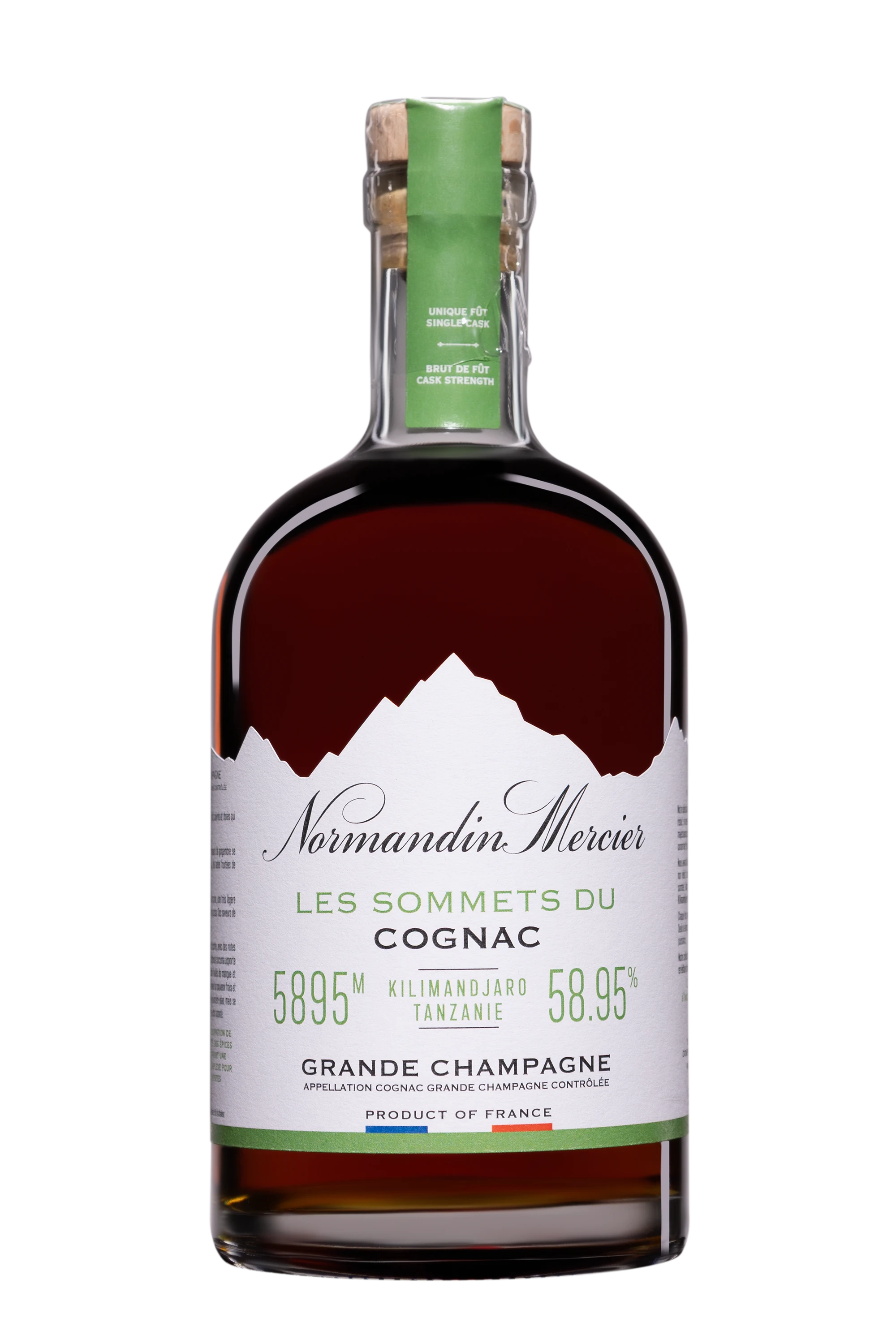 Normandin-Mercier - Cognac Grande Champagne "Les Sommets du Cognac - Kilimandjaro Tanzanie" 58.95°, 50cl