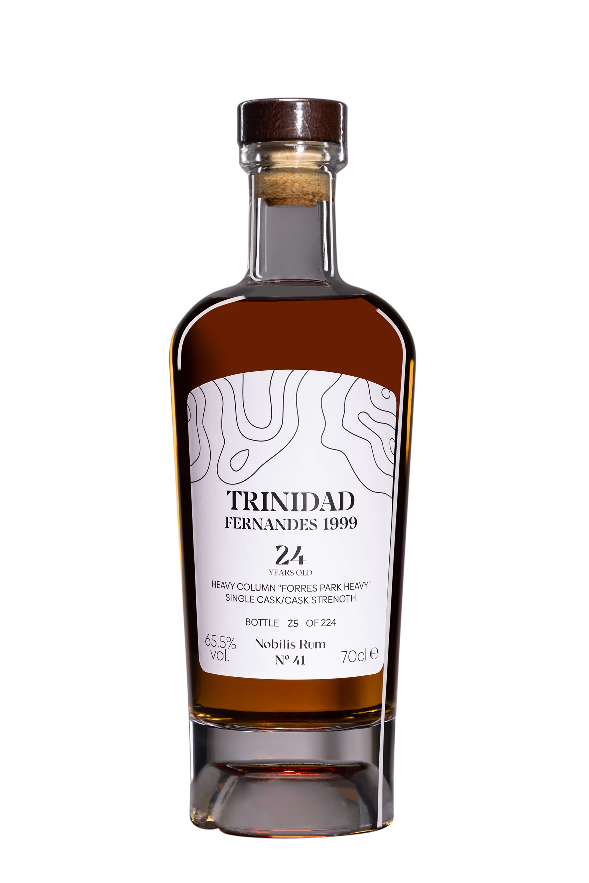 Nobilis Rum - Molasses Trinidadian Rhum "24 Ans Trinidad Distillers Limited - Fernandes - Forres Park - N°41" Brun 1999 65.5° Giftbox, 70cl