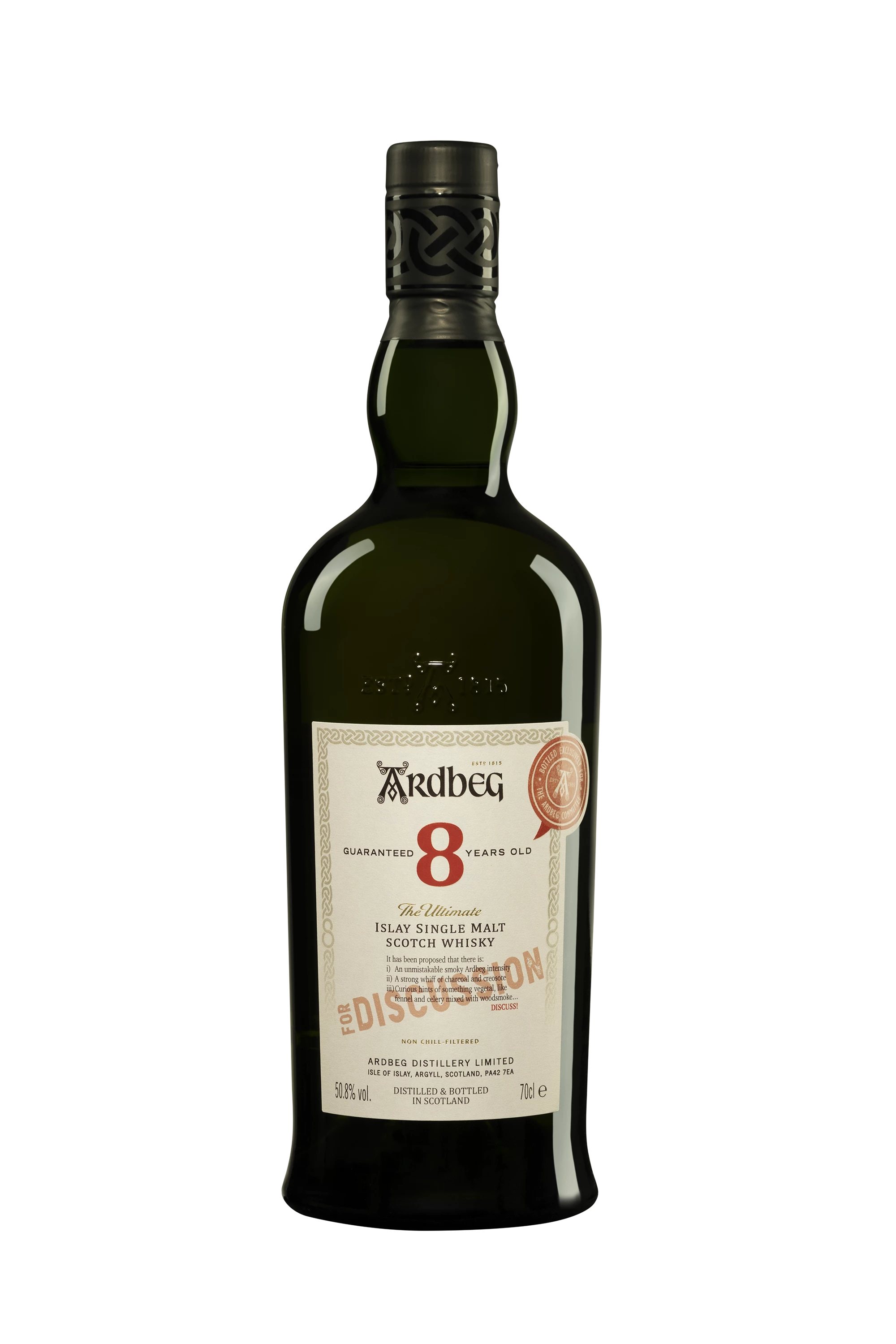 Ardbeg - Single Malt Scotch Whisky "8 Ans - For Discussion" 50.8°, 70cl