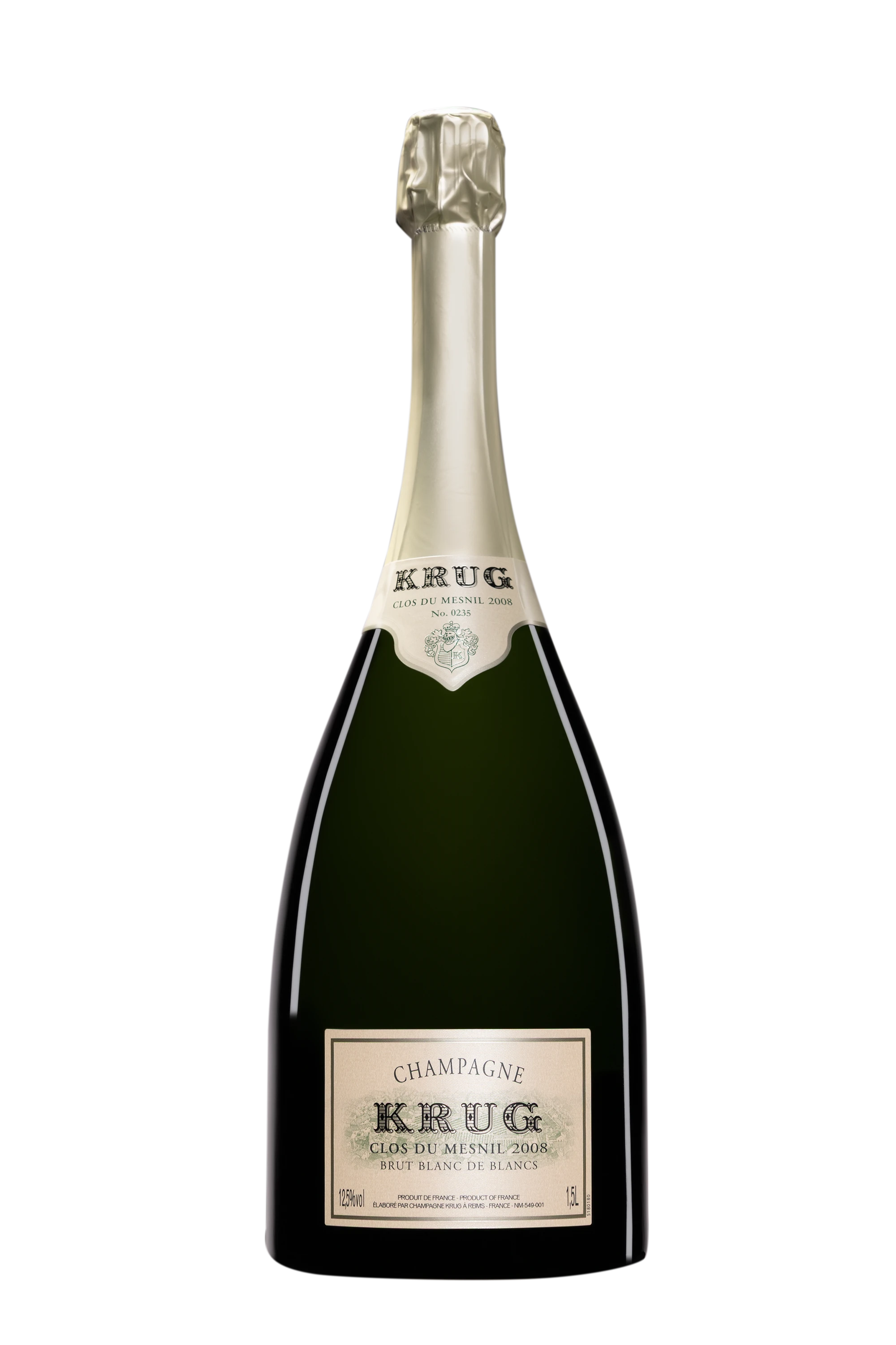 Maison Krug - Champagne Brut Blanc de Blancs Millésimé "Clos du Mesnil" Blanc 2008 12.5° Wooden case, 150cl