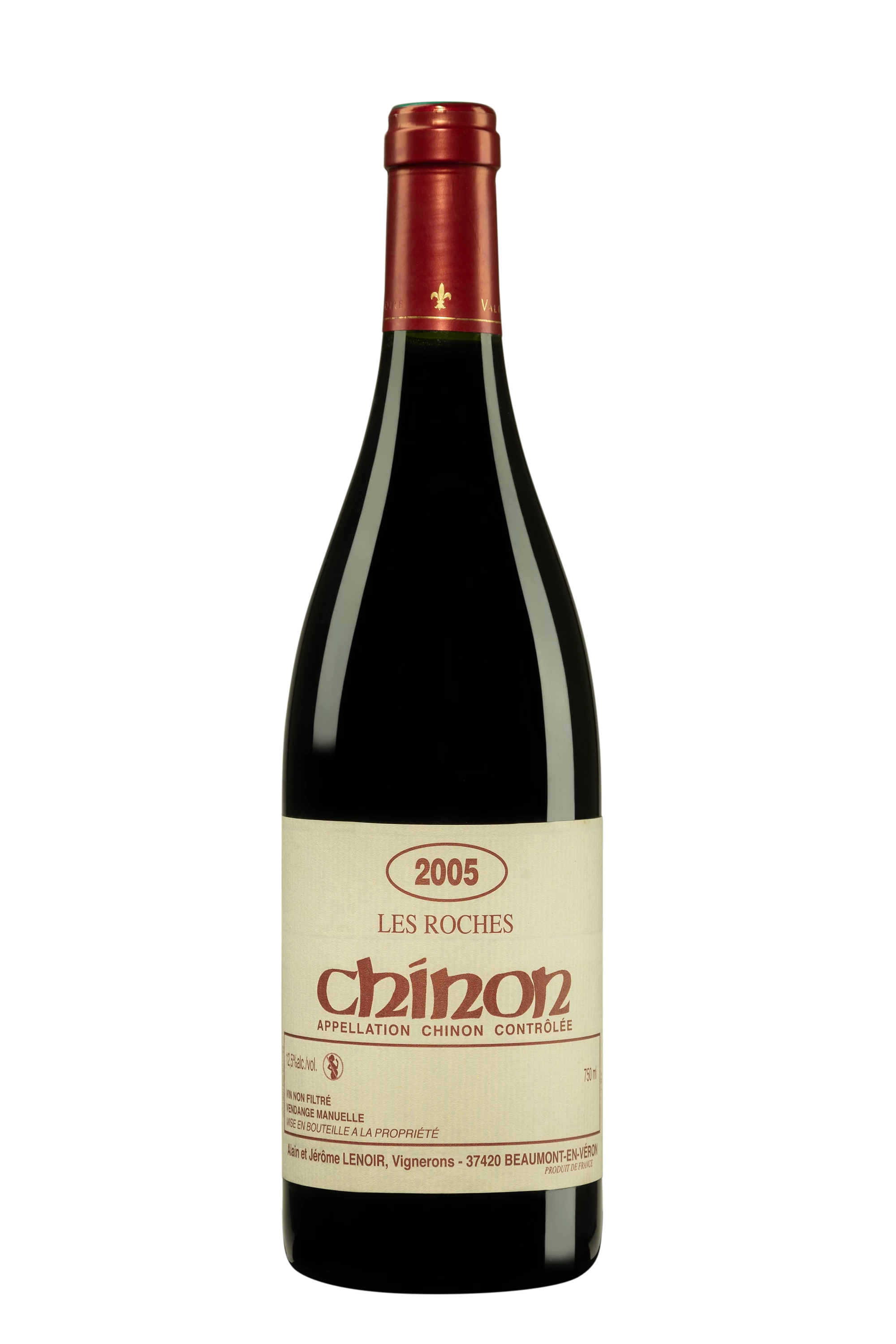 Domaine Jérôme Lenoir - Chinon "Les Roches" Rouge 2005, 75cl