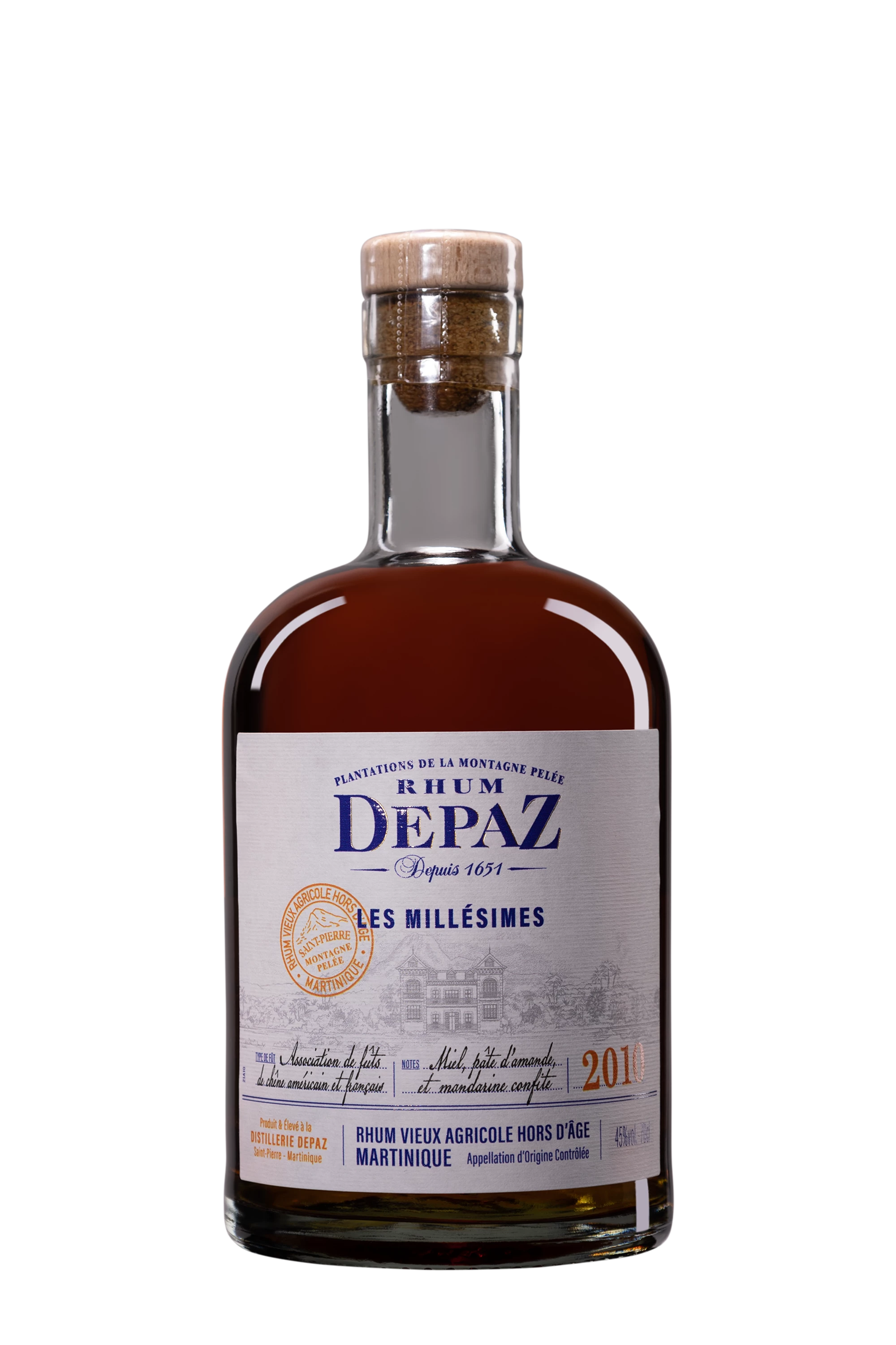 Depaz - Rhum Vieux Agricole de Martinique Brun 2010 45° Giftbox, 70cl