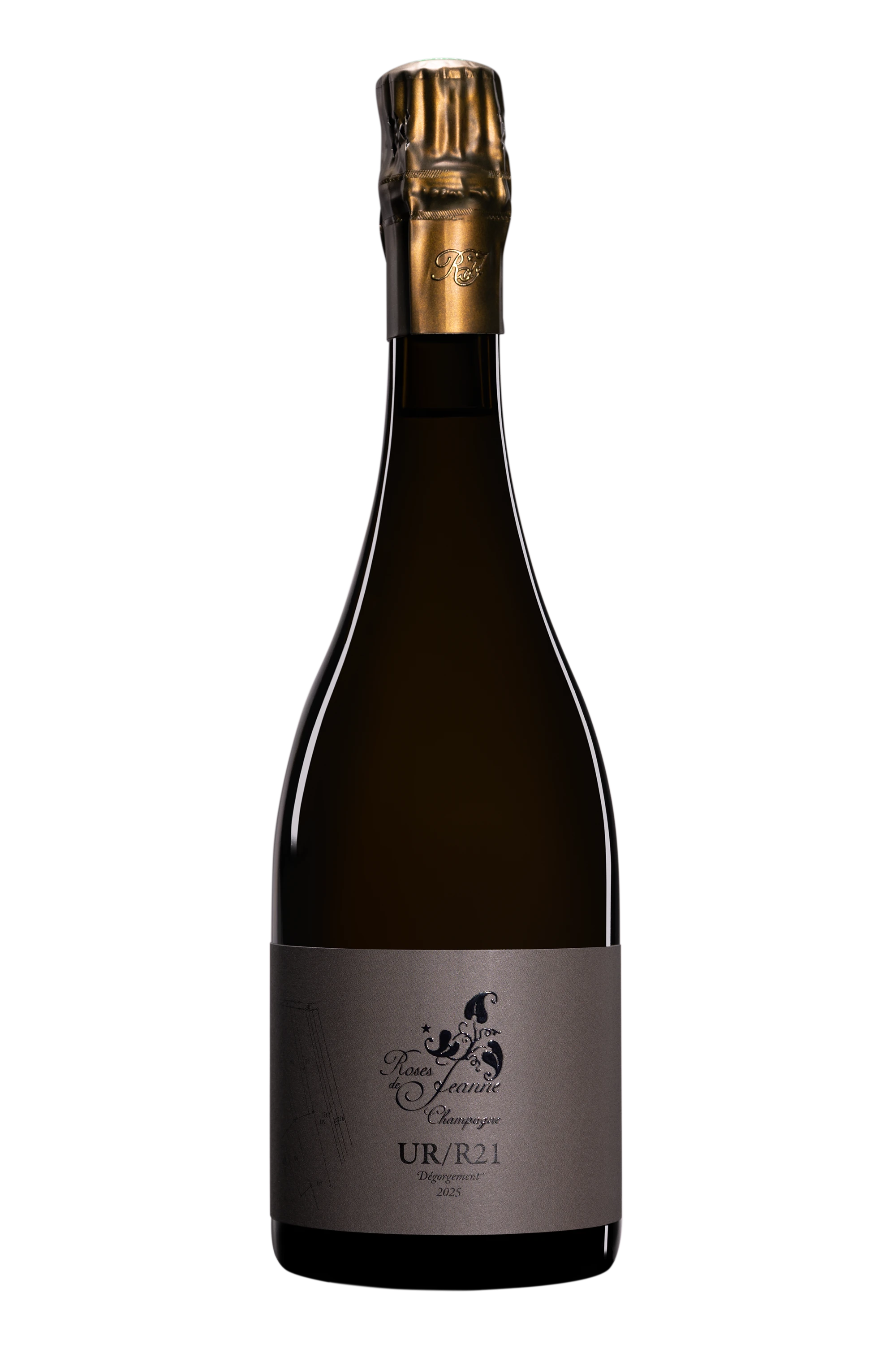 Domaine Roses de Jeanne - Champagne Brut Blanc de Noirs "Les Ursules" Blanc Vendange 2021 Dégorgement 2025 12.5° Silk paper, 75cl