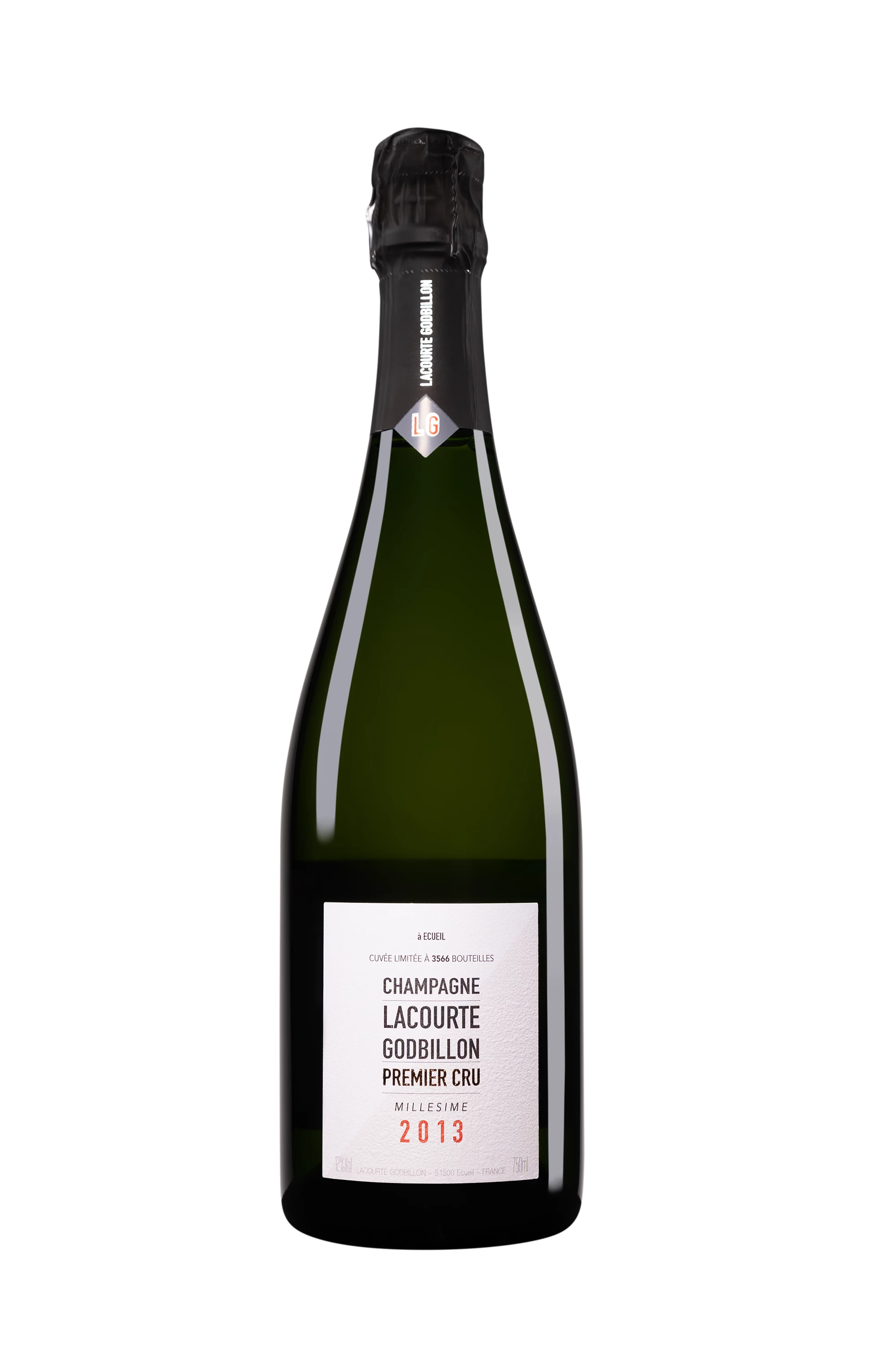 Domaine Lacourte-Godbillon - Champagne Extra-Brut 1er Cru Millésimé "Millésime" Blanc 2013 12°, 75cl