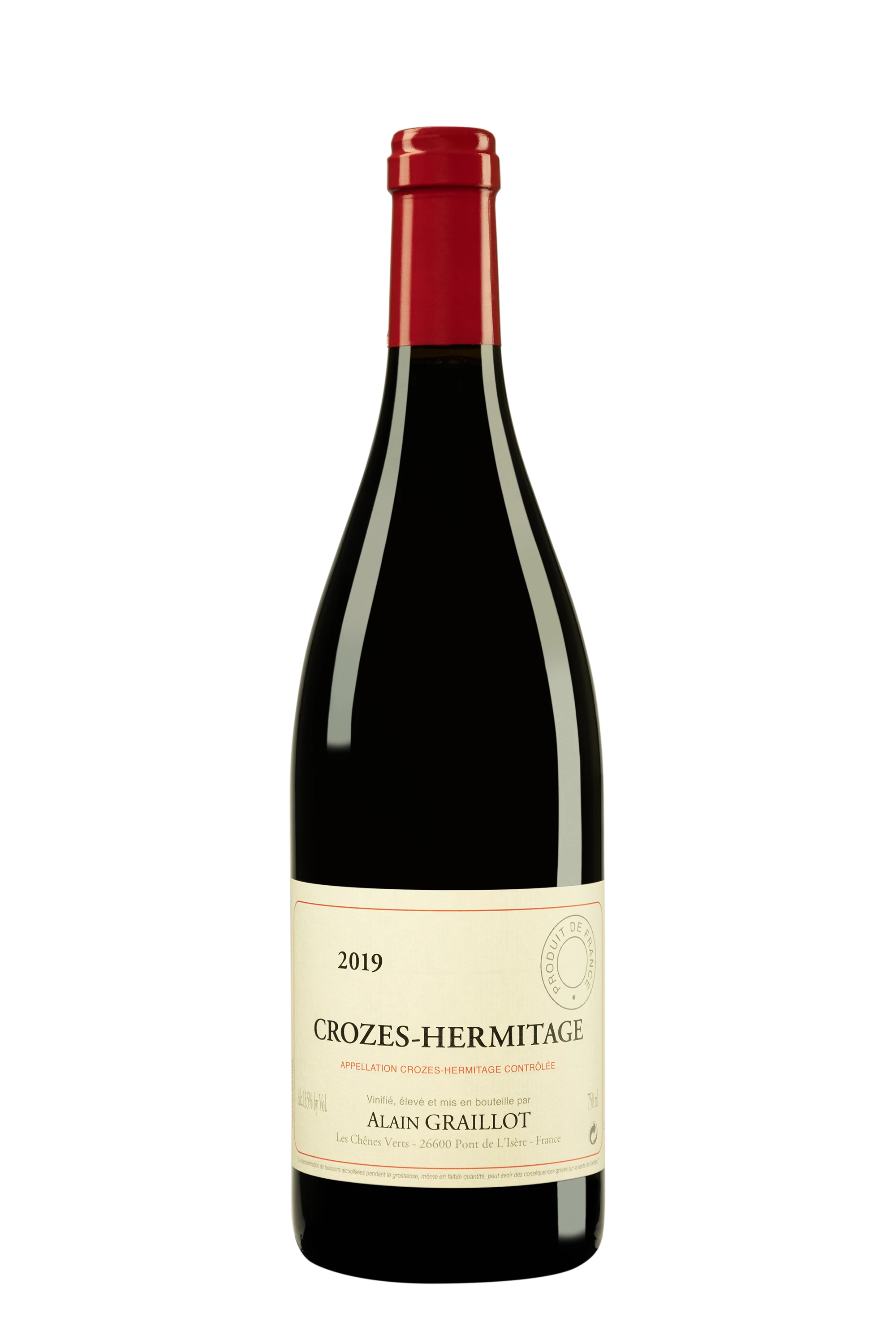 Domaine Alain Graillot - Crozes-Hermitage Rouge 2019 13.5°, 75cl