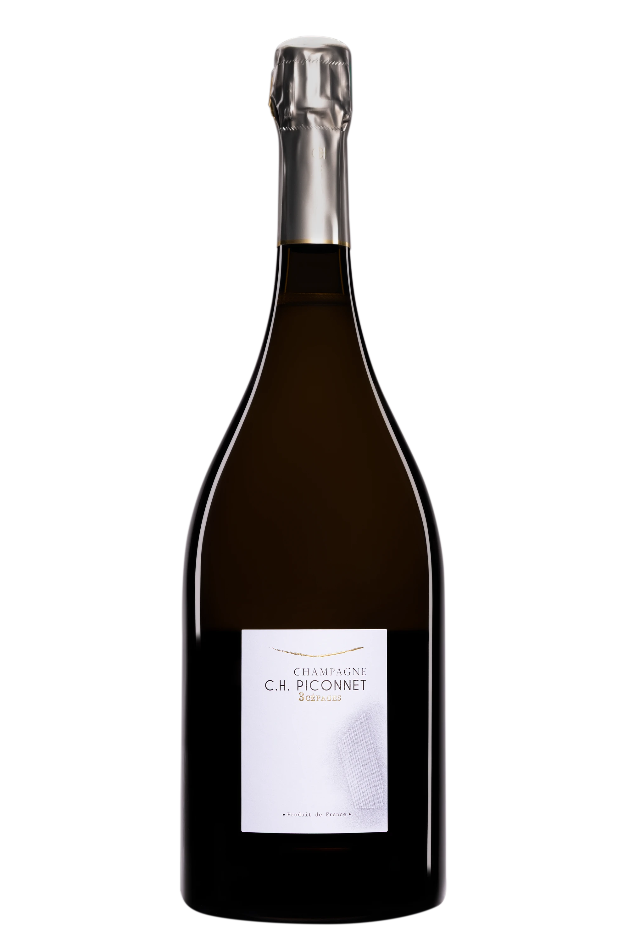 Domaine C.H. Piconnet - Champagne Brut Nature "3 Cépages - Vendange 2019" Blanc Vendange 2019 Dégorgement 07.2023 12°, 150cl