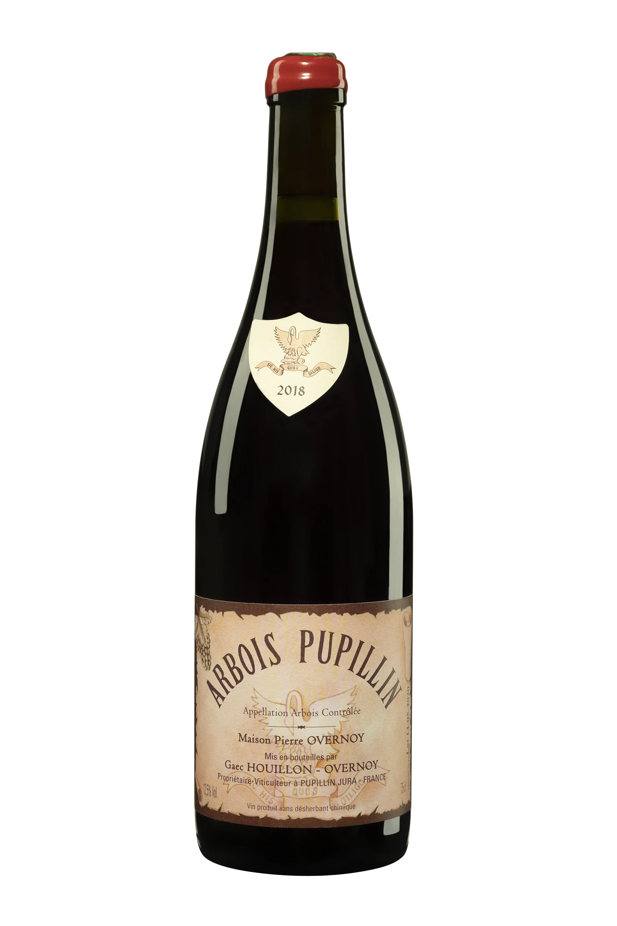 Domaine Pierre Overnoy et Emmanuel Houillon - Arbois Pupillin Rouge 2018 12.5°, 75cl