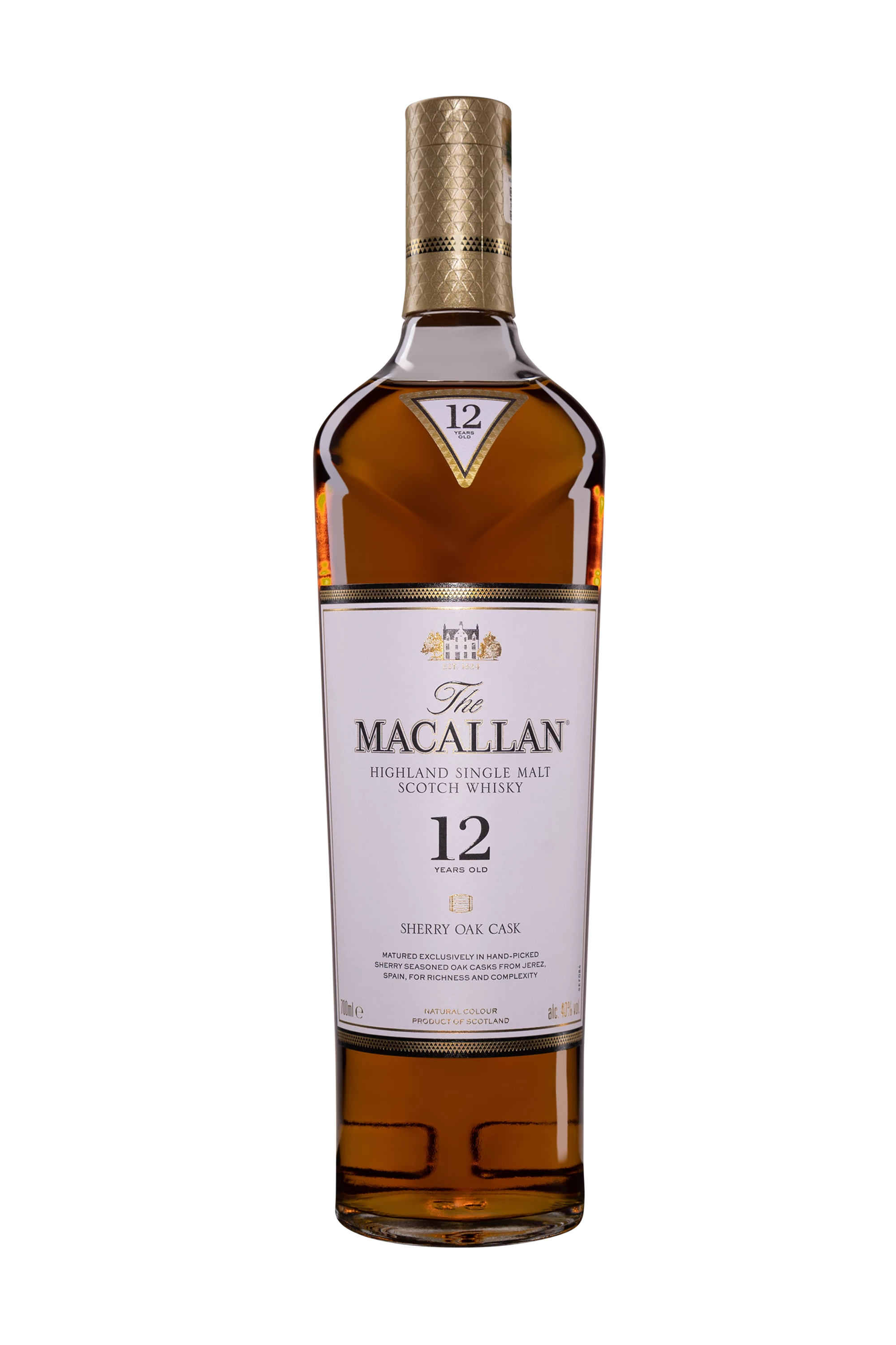 The Macallan - Single Malt Scotch Whisky "12 Ans Sherry Oak - Release 2023" 40° Giftbox , 70cl