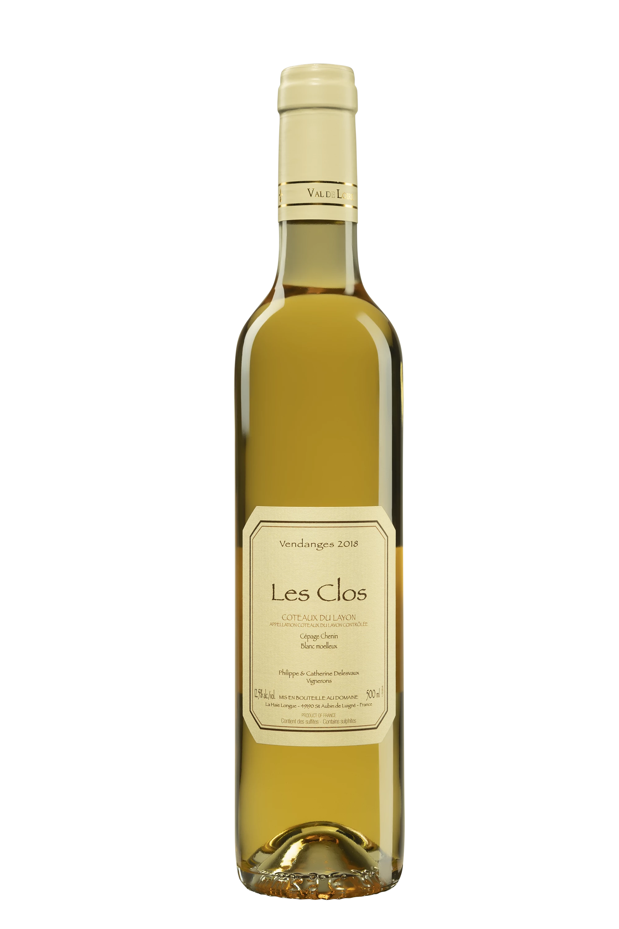Domaine Philippe Delesvaux - Coteaux du Layon Saint-Aubin-de-Luigné "Les Clos" Blanc 2018 12.5°, 50cl