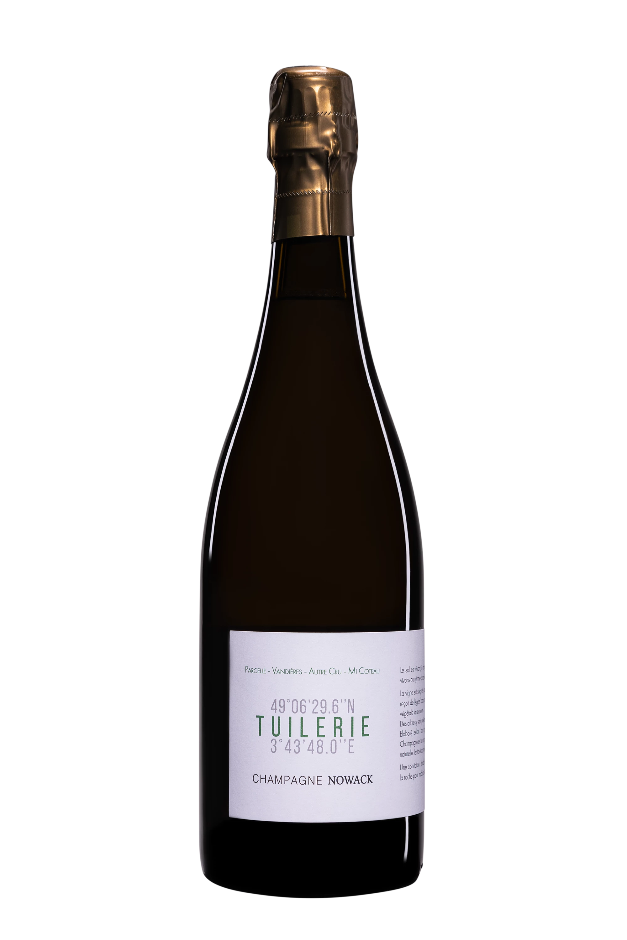 Domaine Nowack - Champagne Extra-Brut Blanc de Blancs "La Tuilerie" Blanc Vendange 2019 Dégorgement 01.2024 12°, 75cl