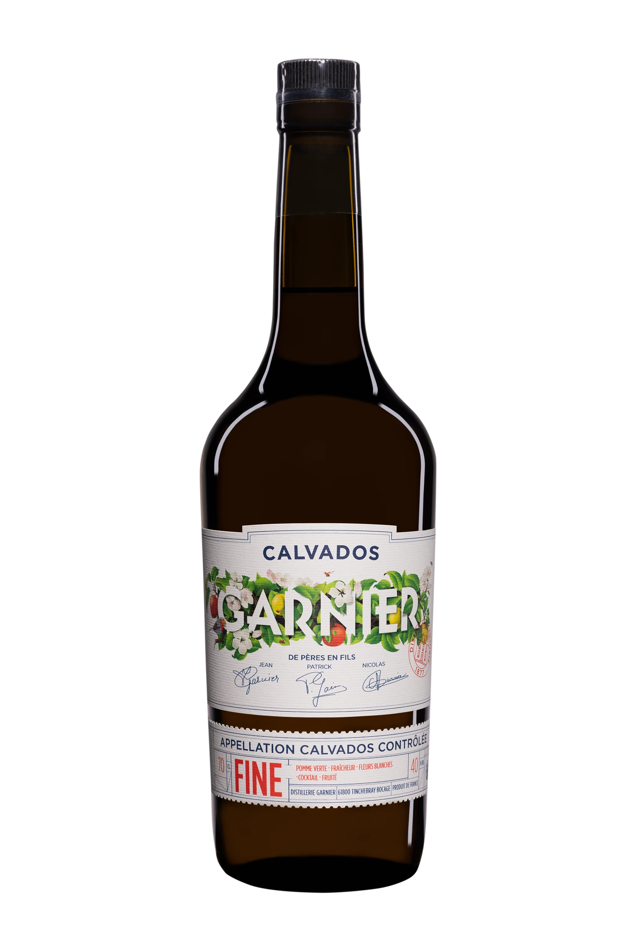 J. Garnier - Calvados "3 Ans - Fine" Brun 40° Giftbox, 70cl