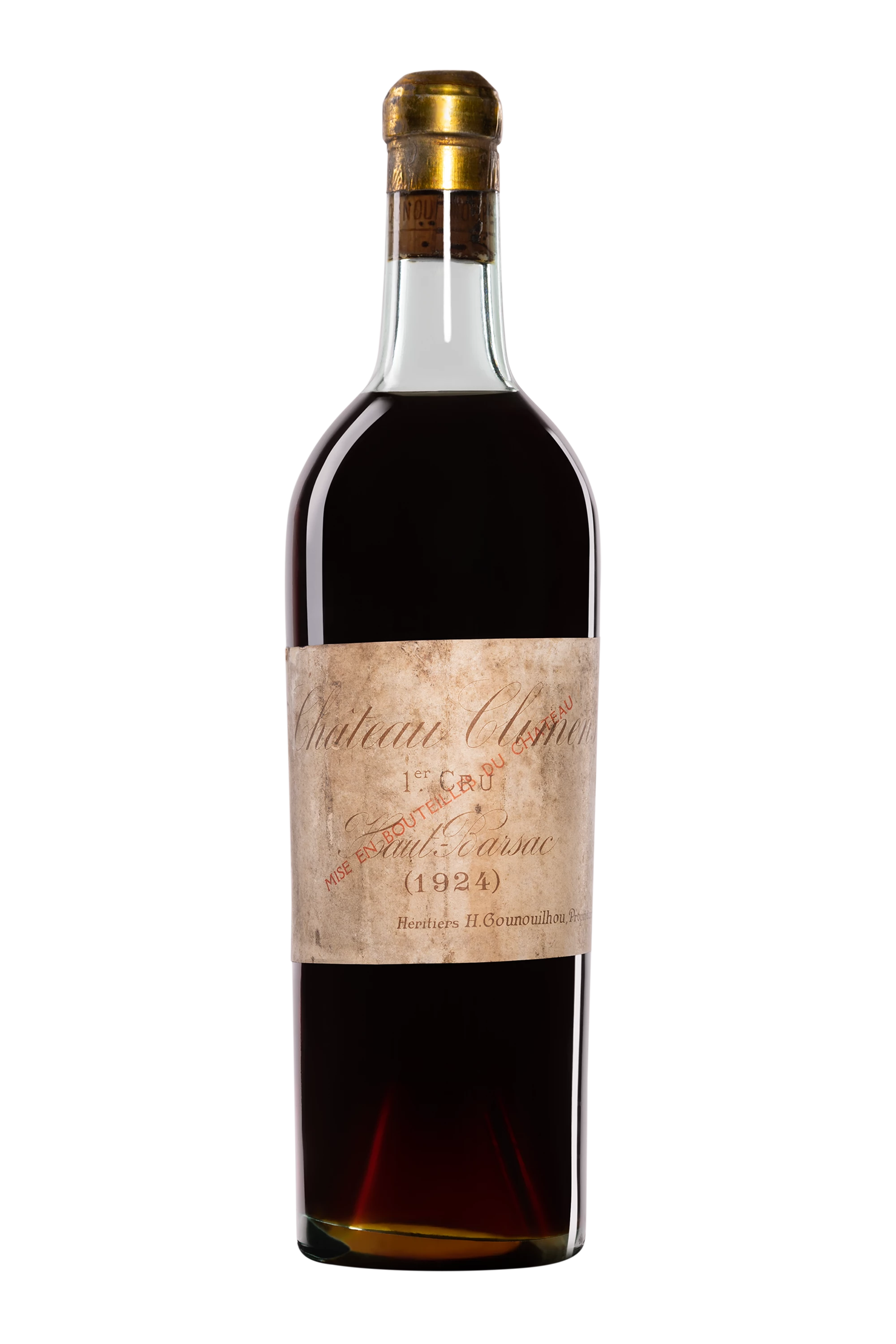 Château Climens - Barsac 1er Cru Classé "Premier Vin de Château Climens" Blanc 1924, 75cl