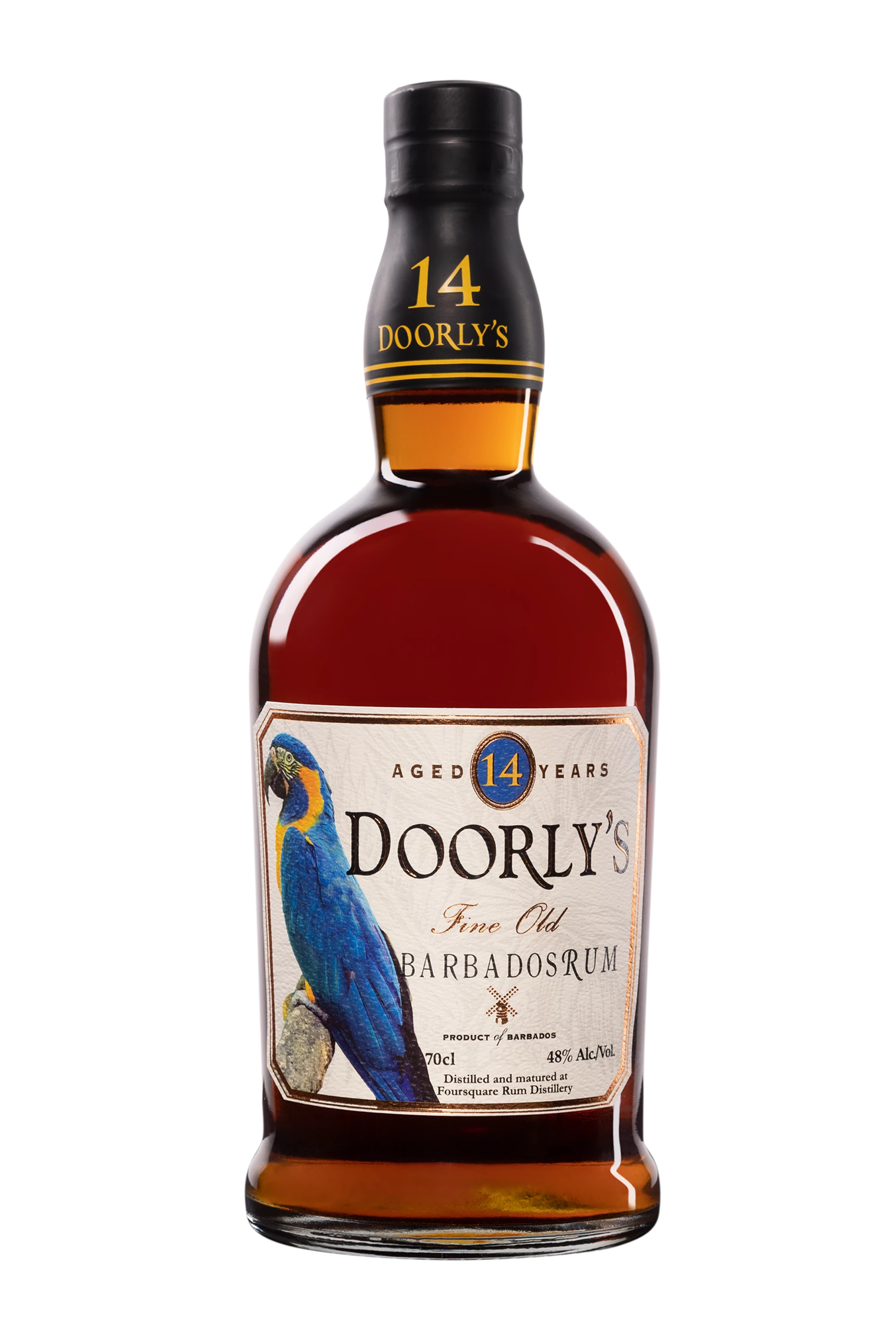 Foursquare - Molasses Barbados Rhum "14 Ans Doorly's" Brun 48° Giftbox, 70cl